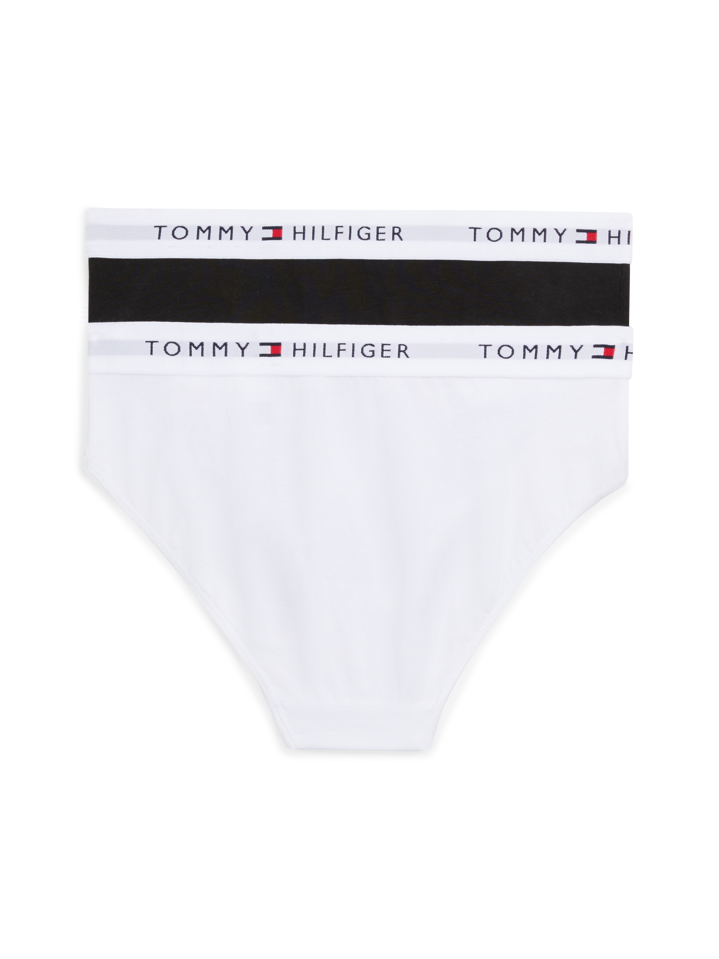 Tommy Hilfiger Underwear Bikinislip »2 PK BIKINI mit elastischem Bund im 2er-Pack«, (Packung, 2 St., 2er-Pack), unifarben, casual, körpernah, Baumwollmix