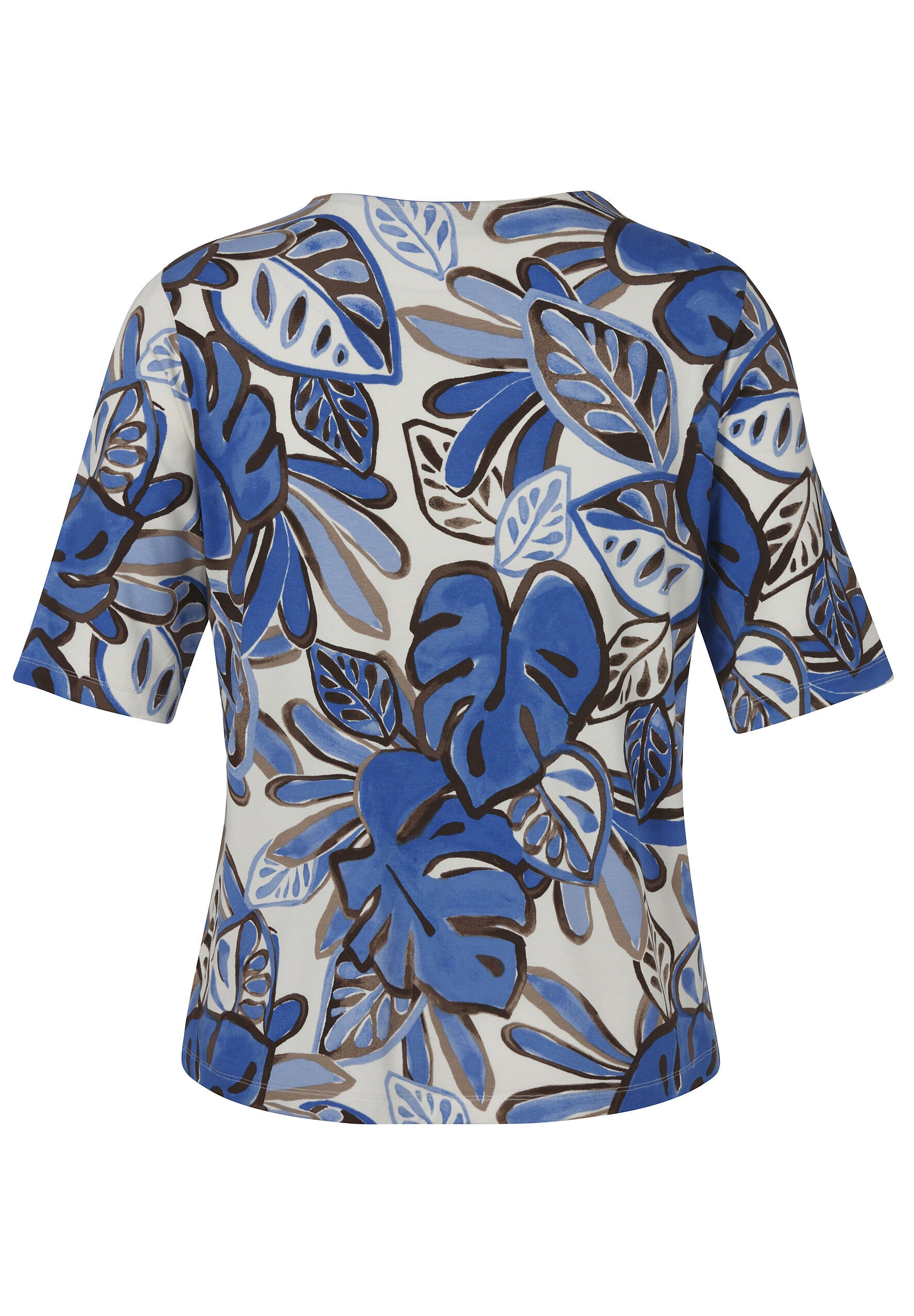 VIA APPIA DUE T-Shirt »VIA APPIA DUE Edles Viskose-Jersey Shirt mit Allover-Print« Große Größen
