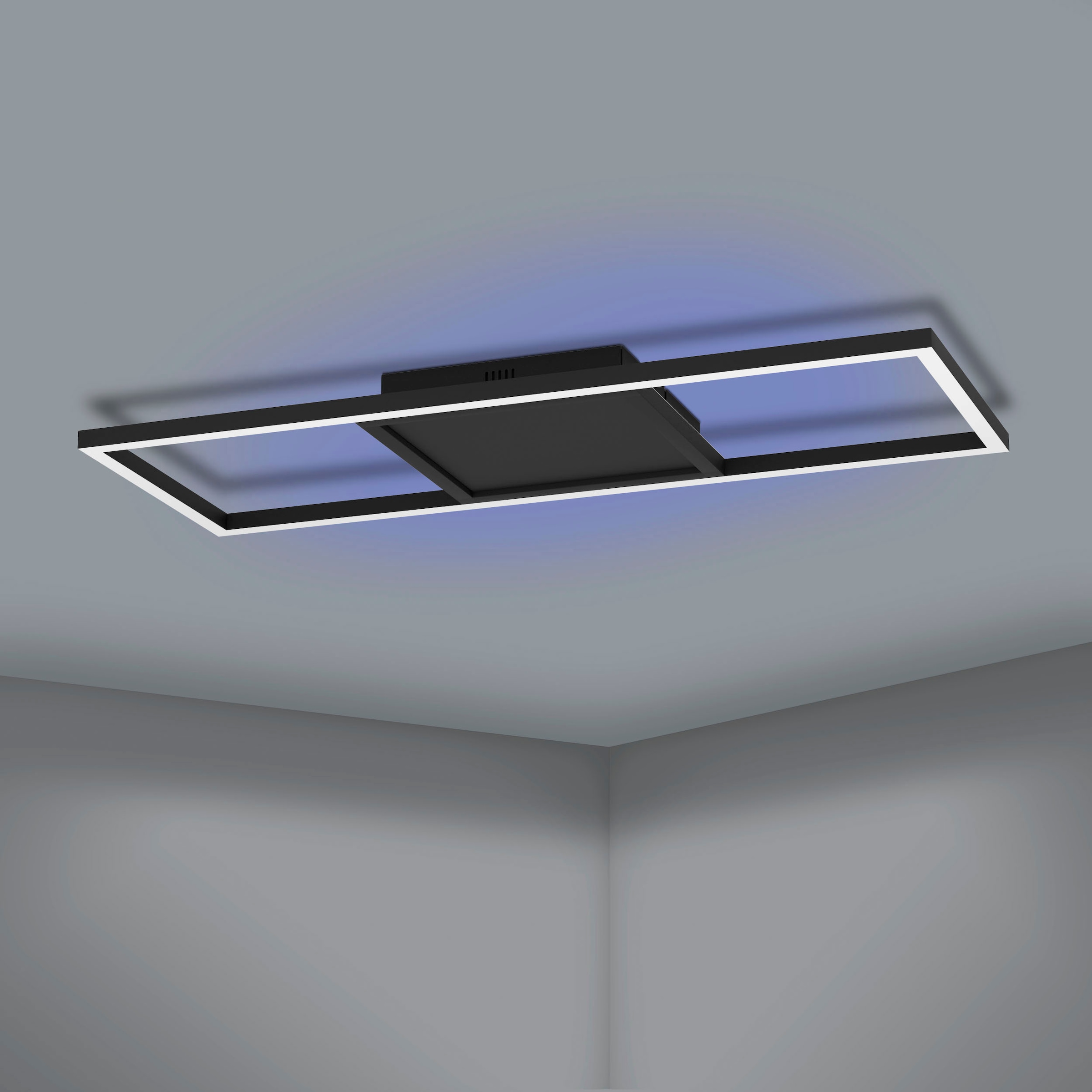 EGLO LED-Deckenleuchte »CALAGRANO-Z« in schwarz 3 - Garantie online Jahren kaufen XXL Stahl 21 24 cm aus mit / fest x Watt, ca. Alu, Gr. inkl. integriert LED 64 