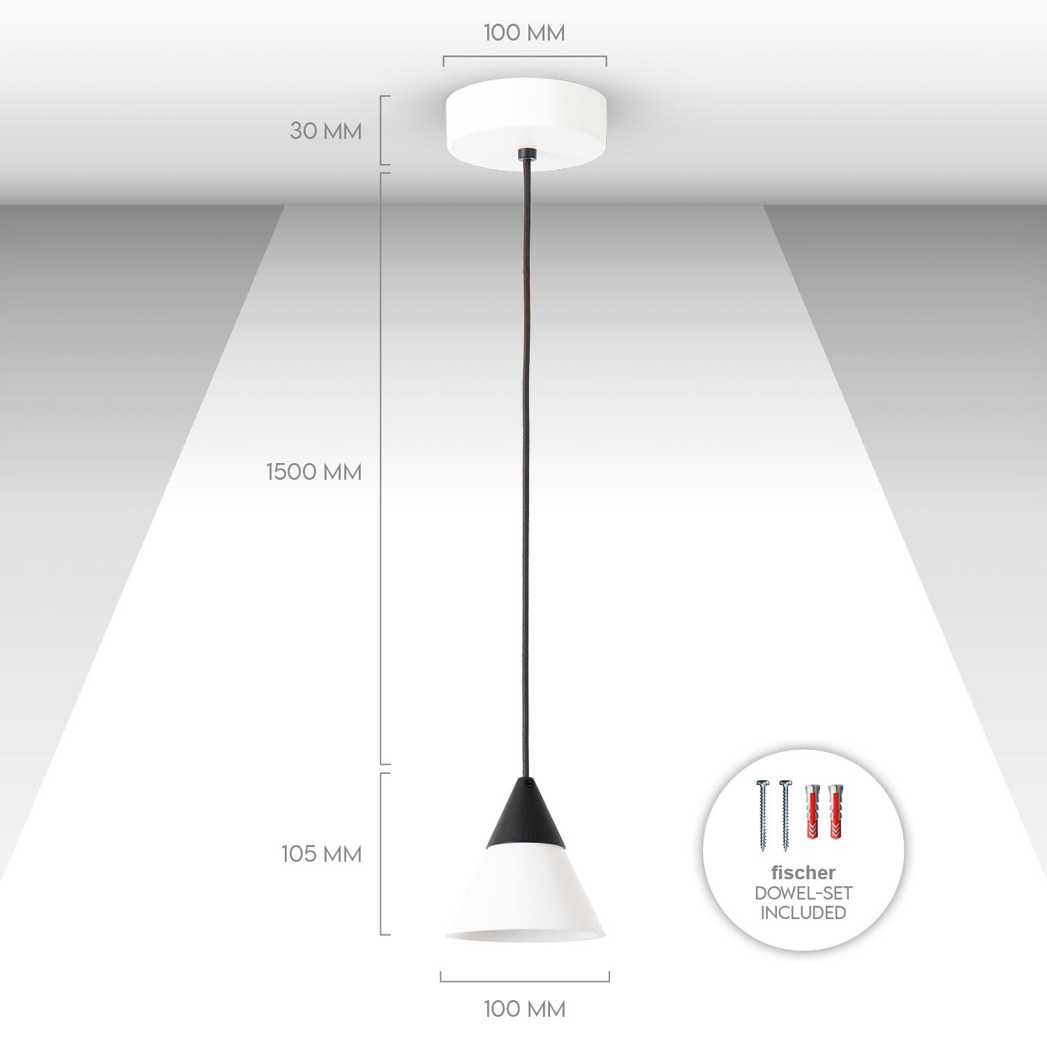 Paco Home Pendelleuchte »CLEA«, LED Hängelampe Wohnzimmer Esszimmer Küchenlampe Hängend