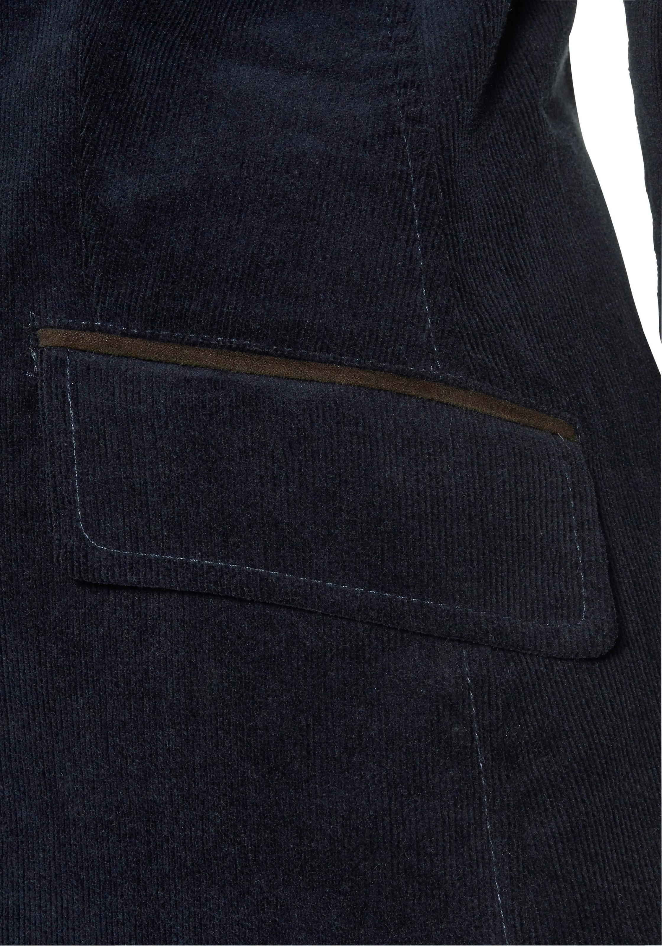 Aniston CASUAL Jackenblazer, mit Lederimitat-Einfassungen und Ärmelpatches