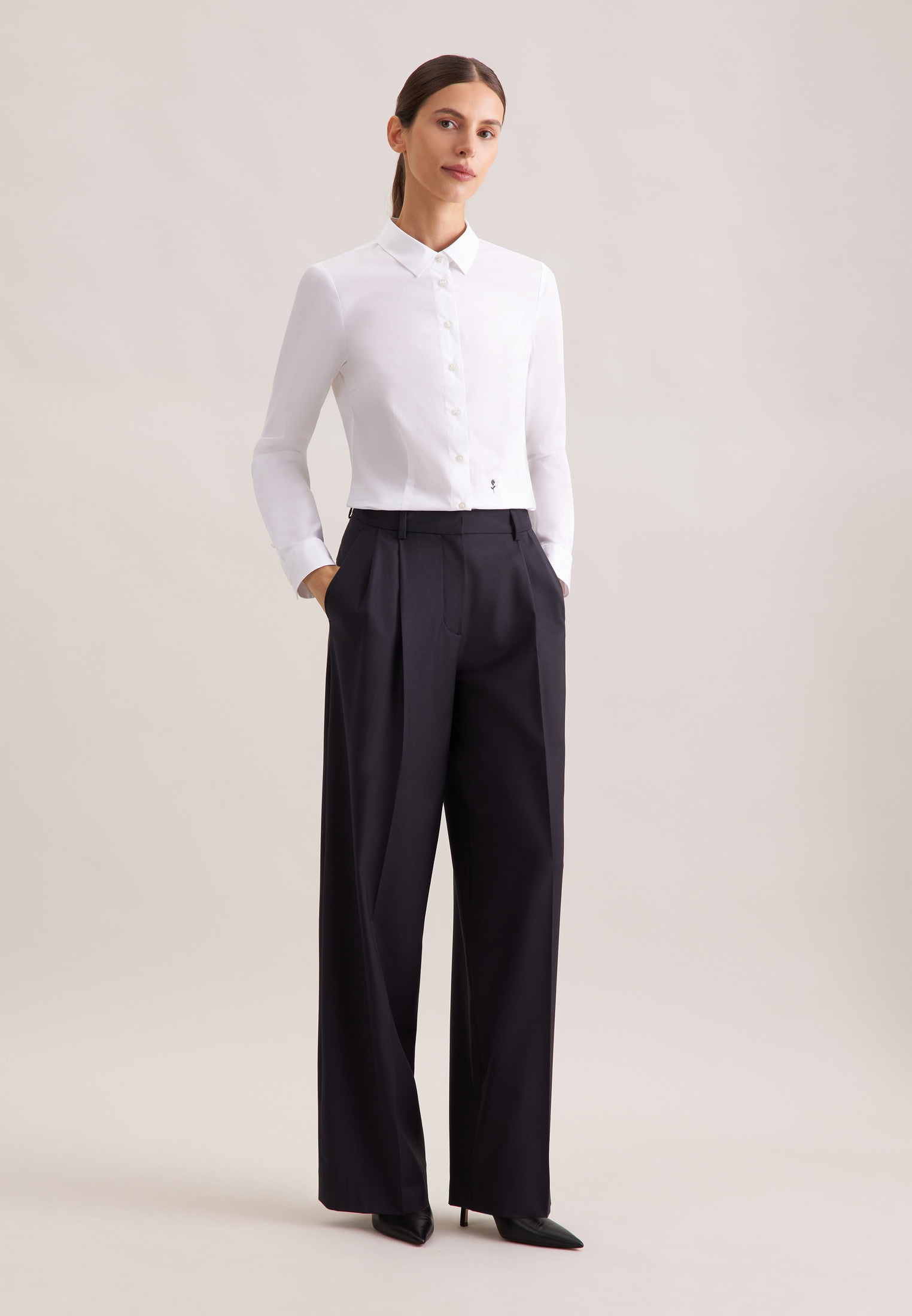 seidensticker Hemdbluse 1/1 Kragen Uni