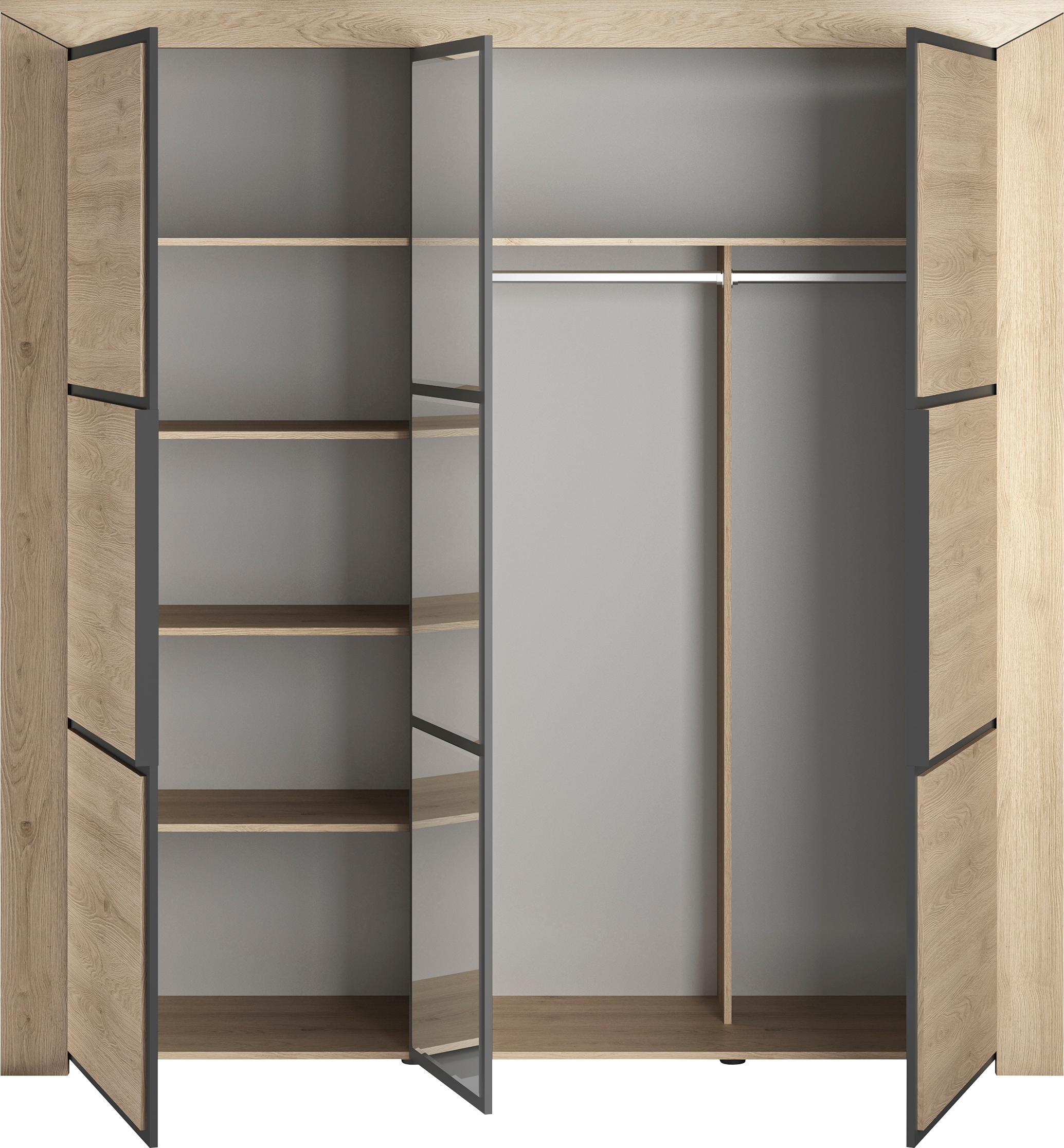 Gami Kleiderschrank »Kleiderschrank 3 Türen, Kinderkleiderschrank« In 2 Farben erhältlich