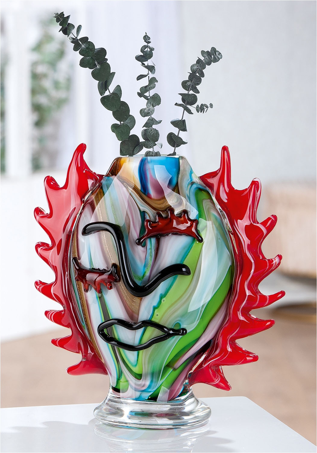 GILDE Tischvase »Gesichtsvase  Pepito«