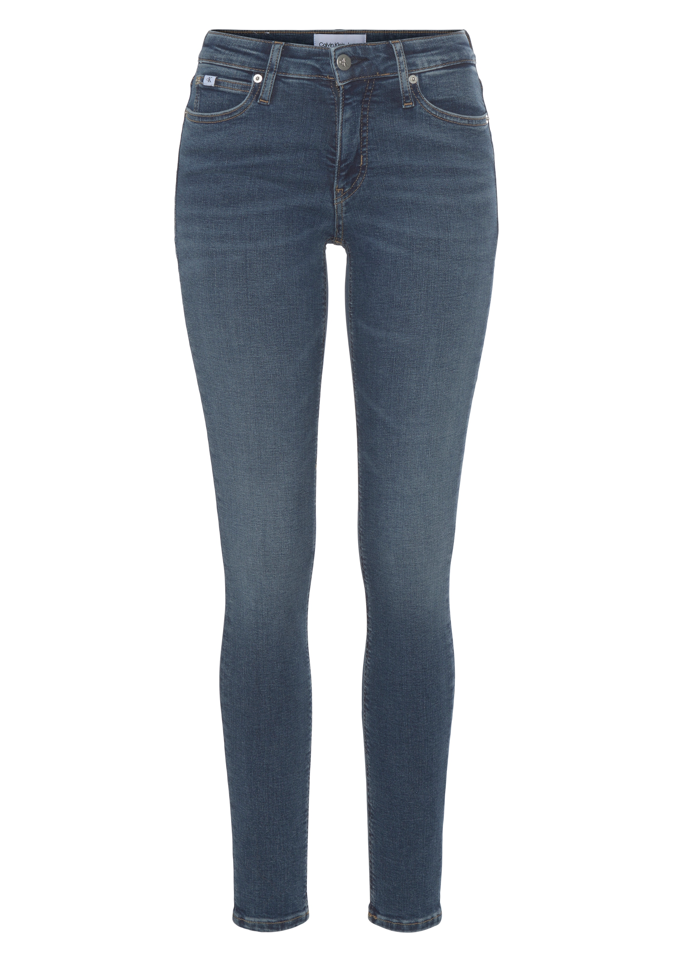Calvin Klein Jeans Skinny-fit-Jeans »MID RISE SKINNY«, 5-Pocket-Form