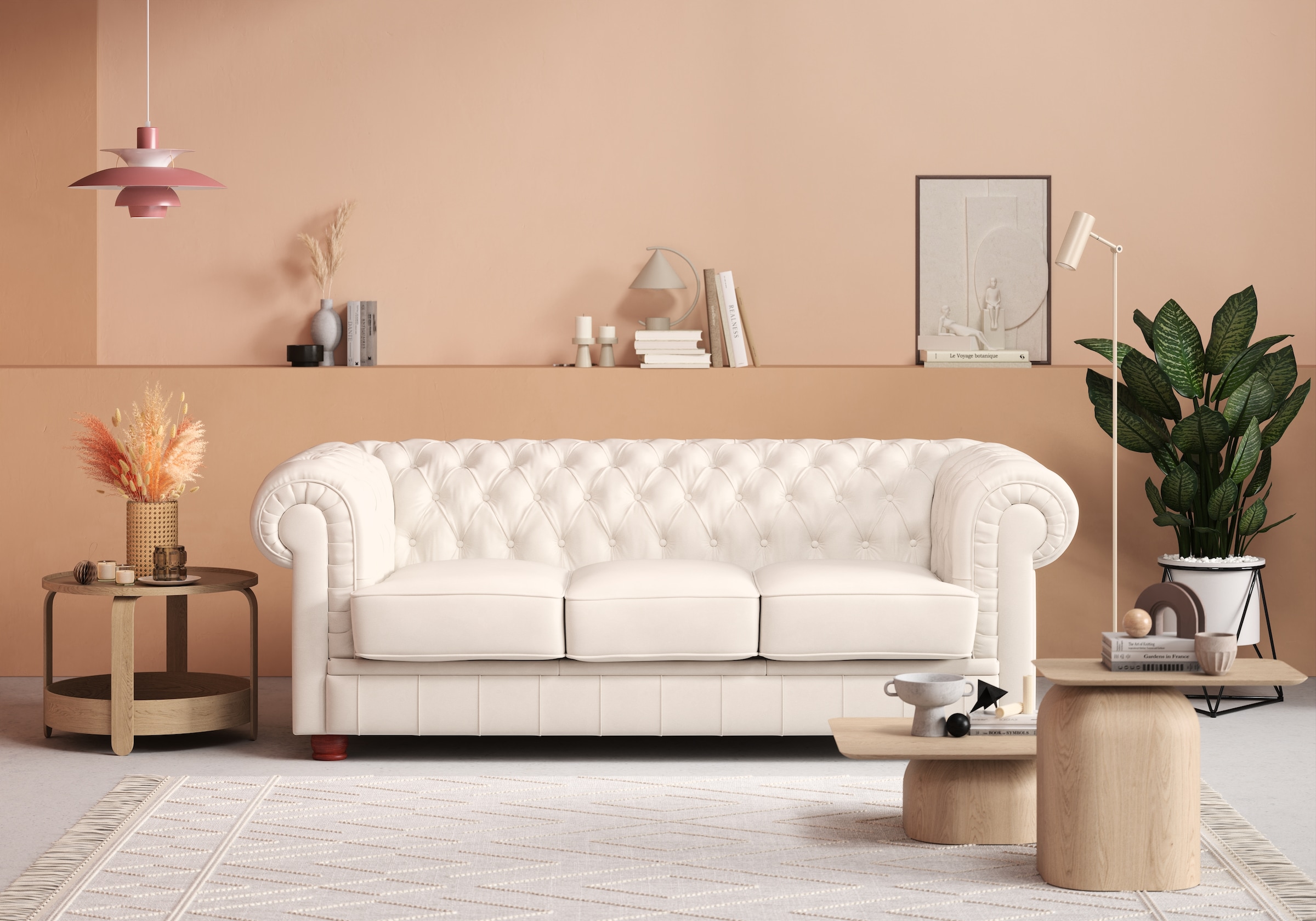 Chesterfield-Sofa »Kent edel und bequem, tolle Detailverarbeitung, komfortable...