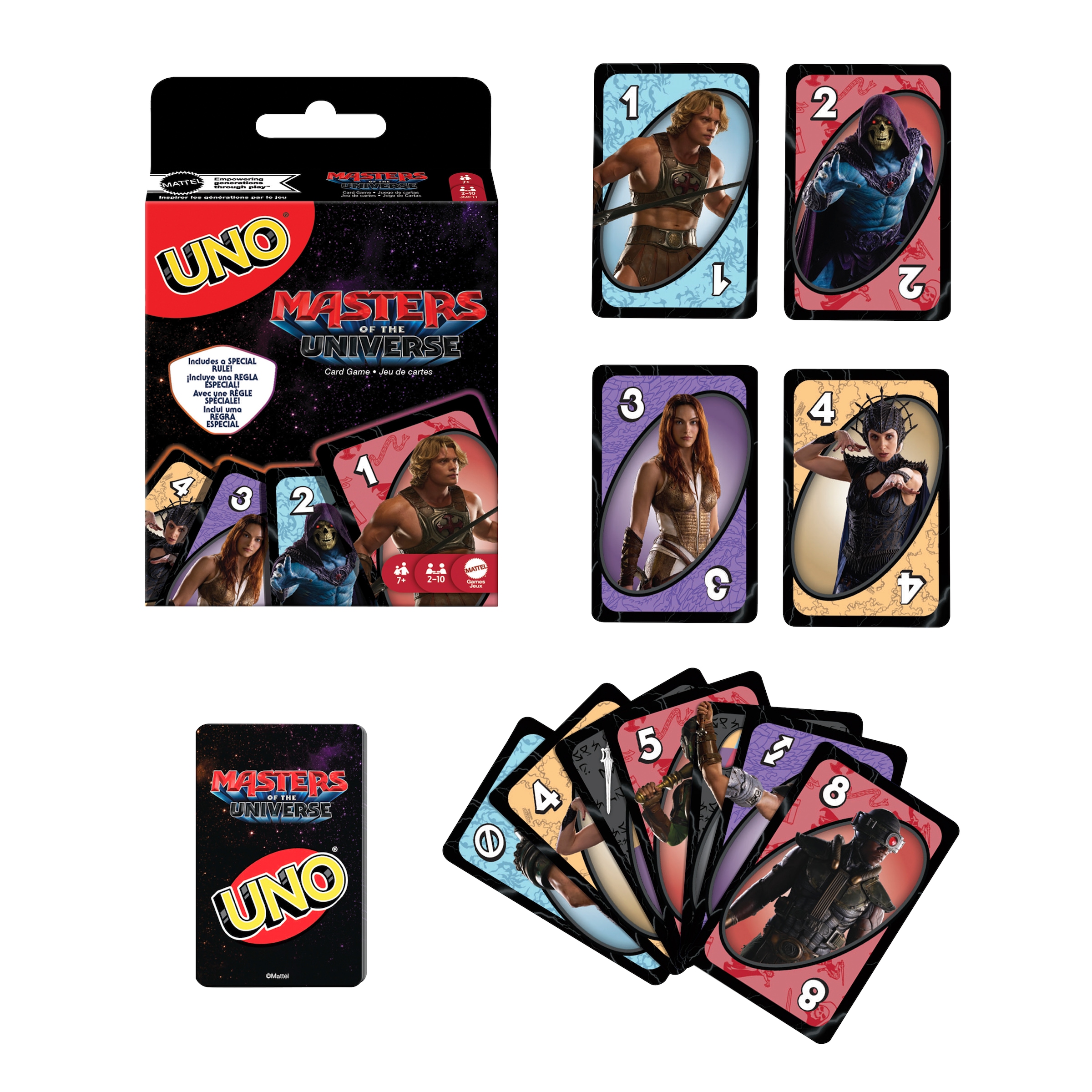 Mattel games Spiel »UNO Masters of the Universe«