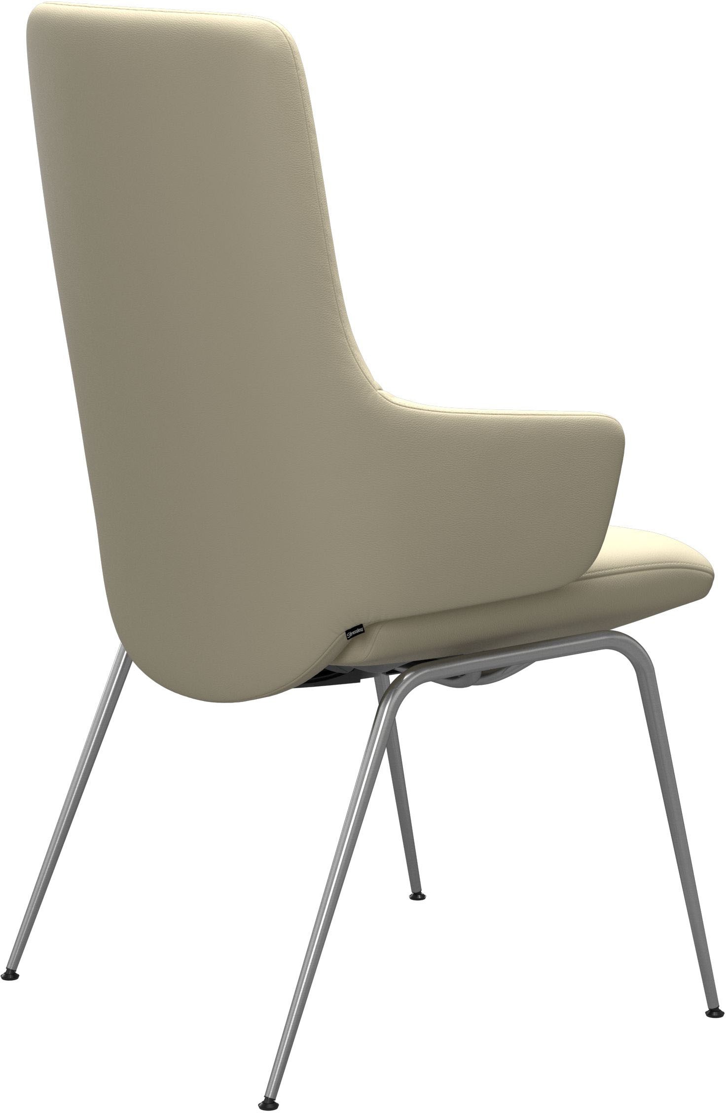 Stressless® Polsterstuhl »Laurel«, Leder PALOMA, High Back mit Armlehne, Größe L, mit Beinen aus Stahl in Schwarz matt