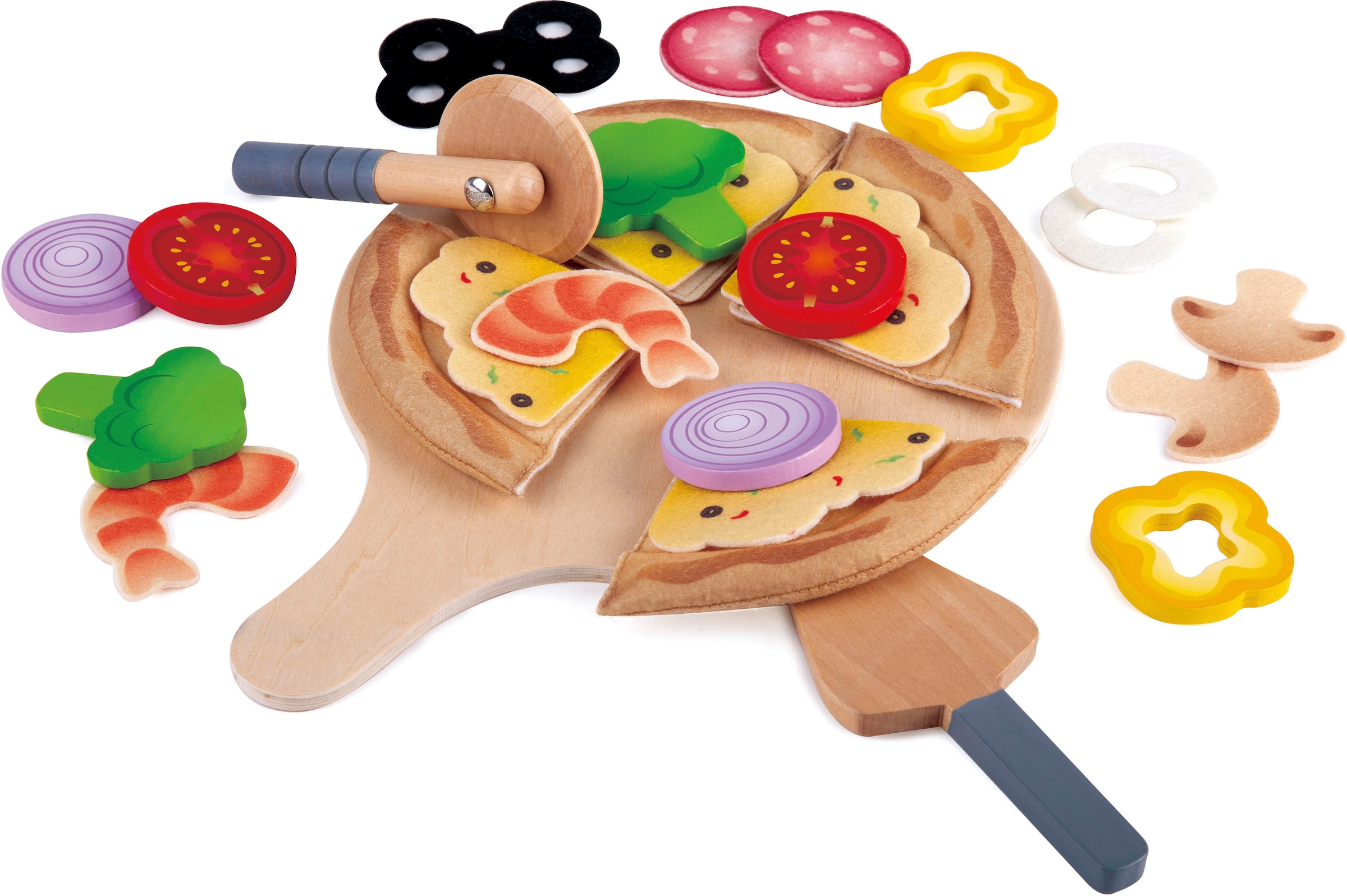 Spiellebensmittel »Pizza-Set«, FSC®- schützt Wald - weltweit