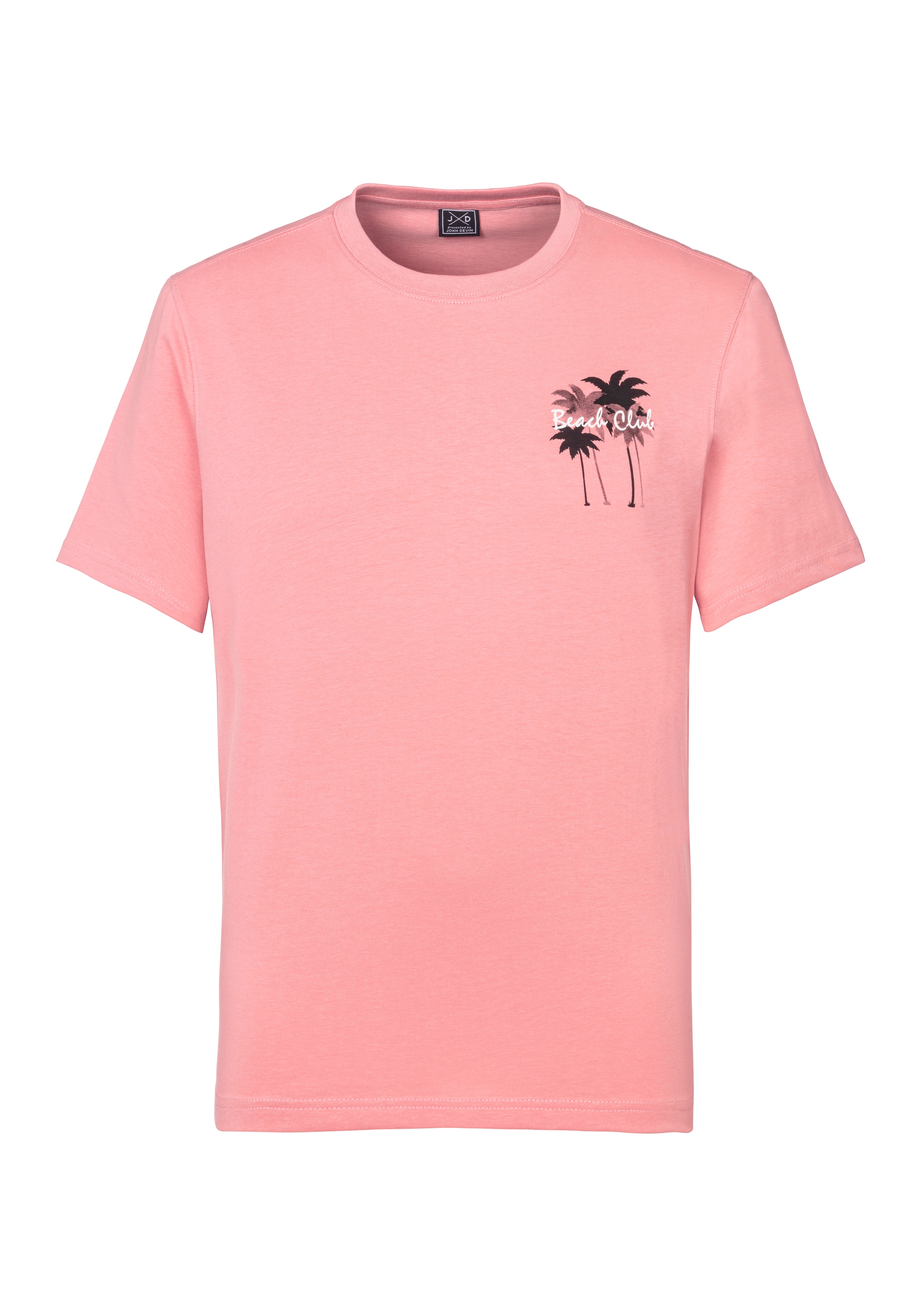 Beachtime T-Shirt »mit großem Rückenprint«, Regular-Fit, mit Print vorn und hinten