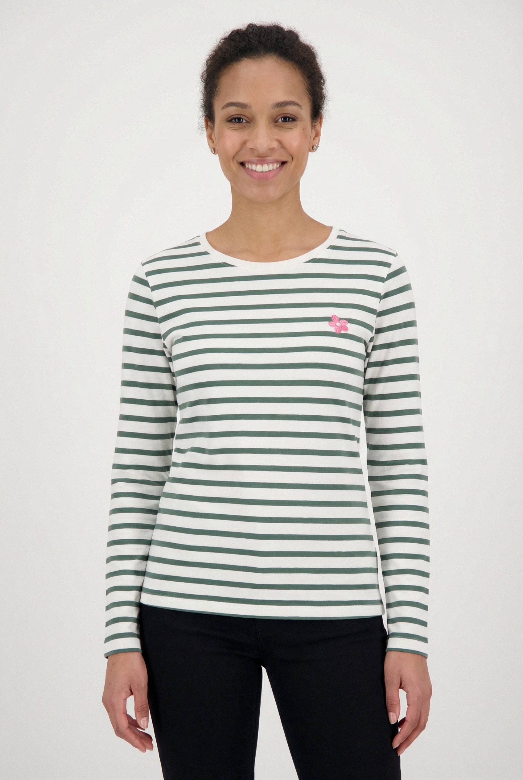 FREEQUENT Langarmshirt »FQFAMILA-TEE« im Streifen-Design