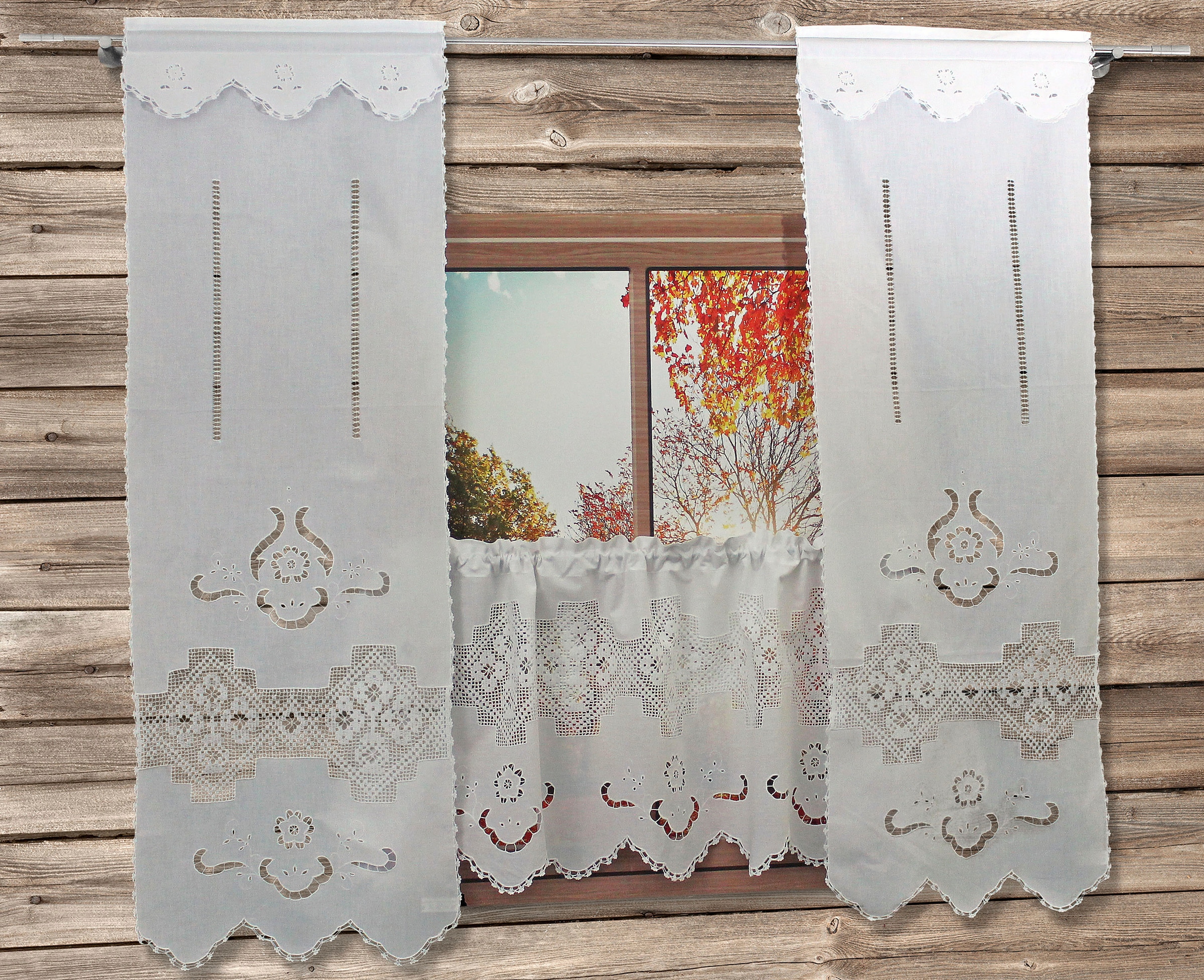 HOSSNER - ART OF HOME DECO Panneaux »Bondone«, (1 St.), Häkelspitze - ECHTE Handarbeit