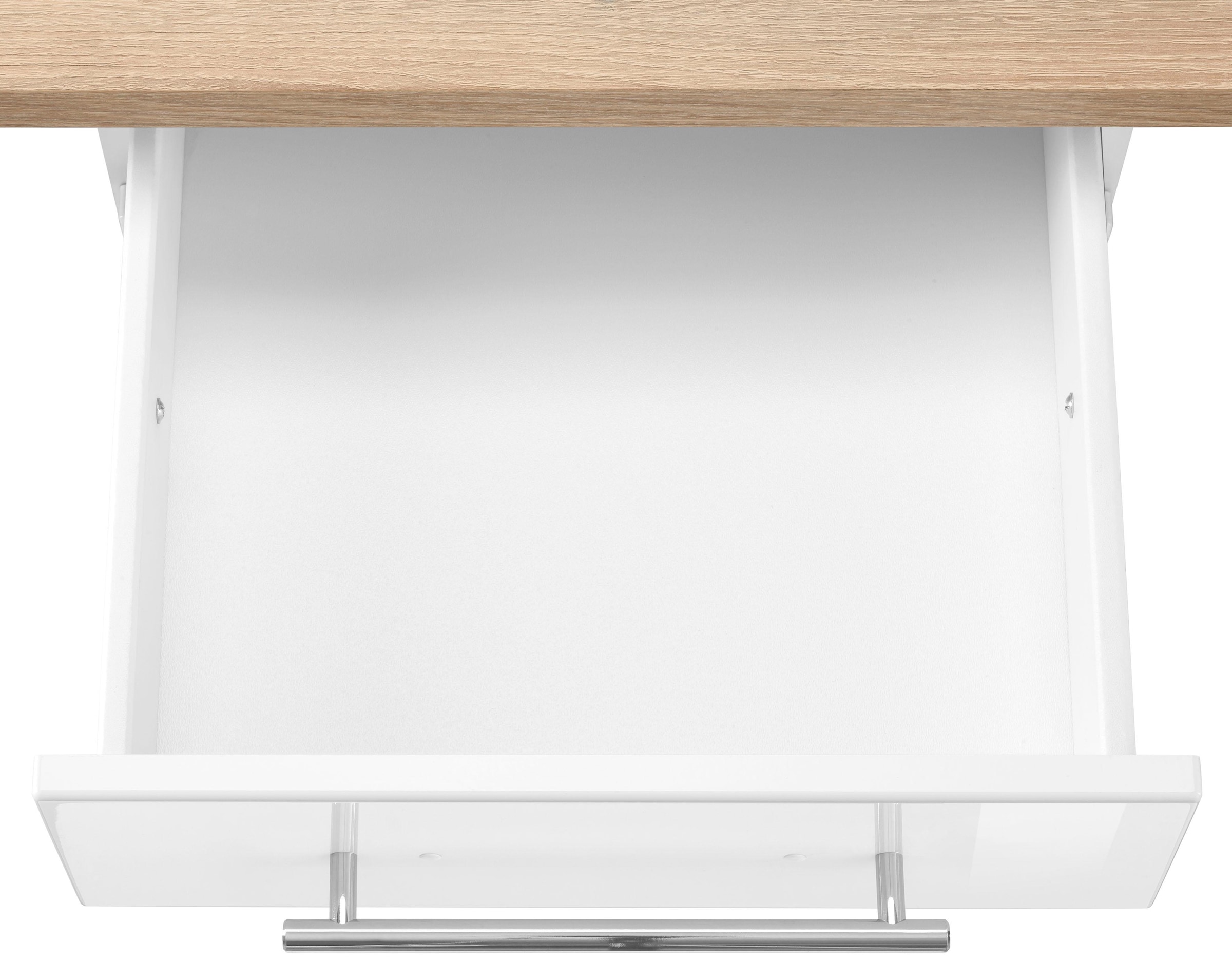 KOCHSTATION Küchenzeile »KS-Eton«, mit E-Geräten, Breite 330 cm