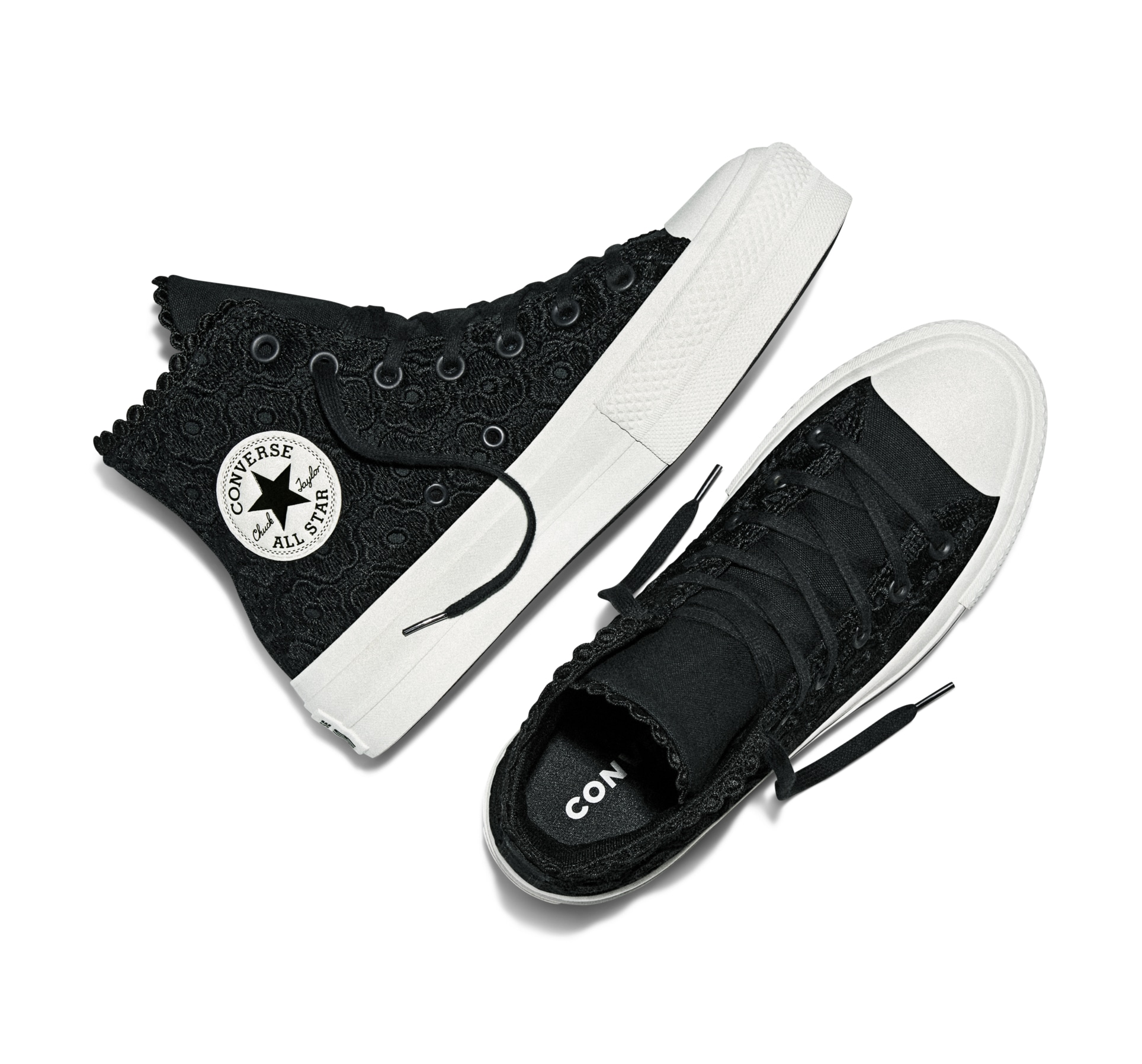 Converse Sneaker »CHUCK TAYLOR ALL STAR LIFT PLATFORM CROCHET«  für vielseitige Freizeitaktivitäten, mit Gummilaufsohle