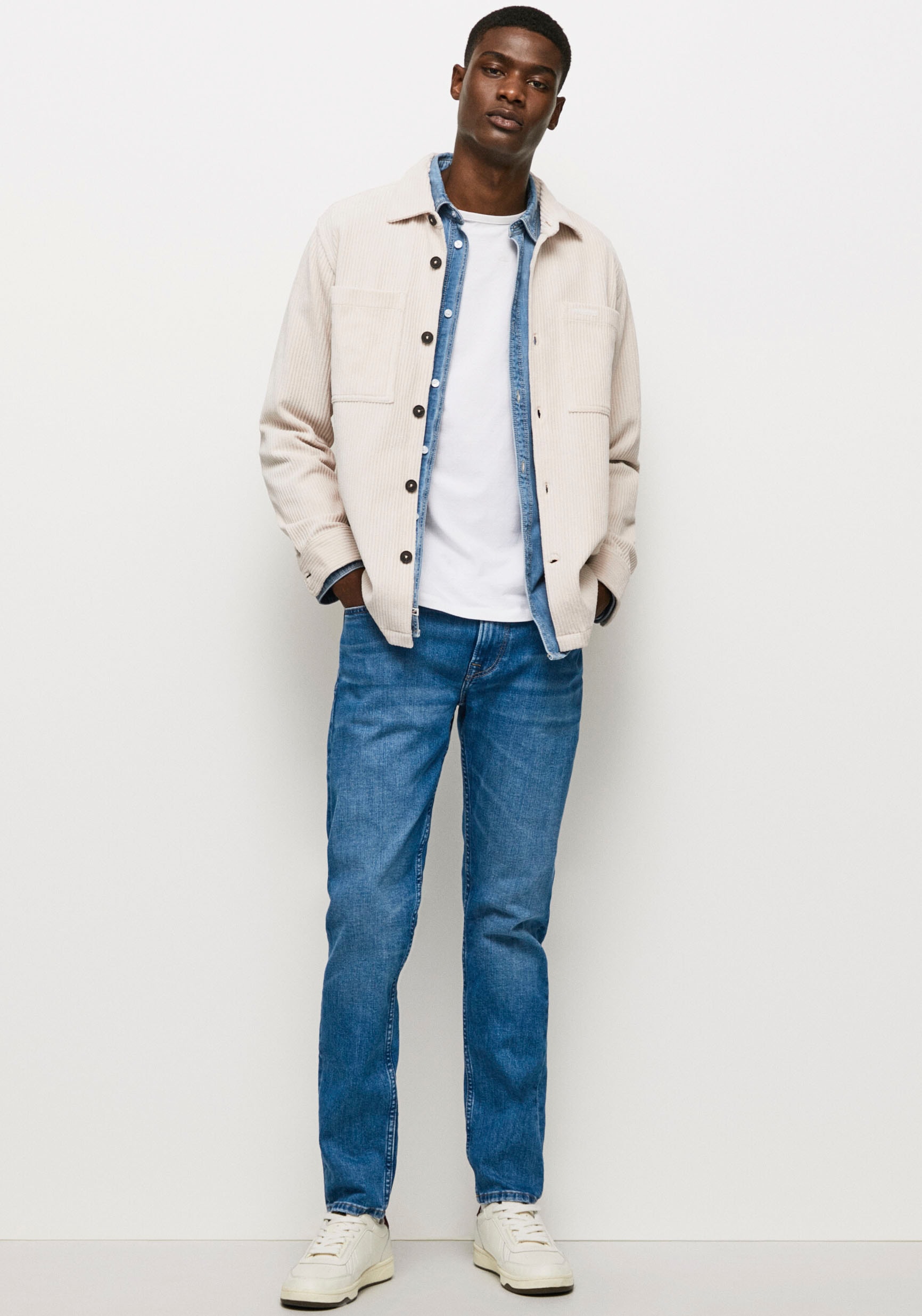 Pepe Jeans Slim-fit-Jeans »HATCH REGULAR«, mit Stretchanteil
