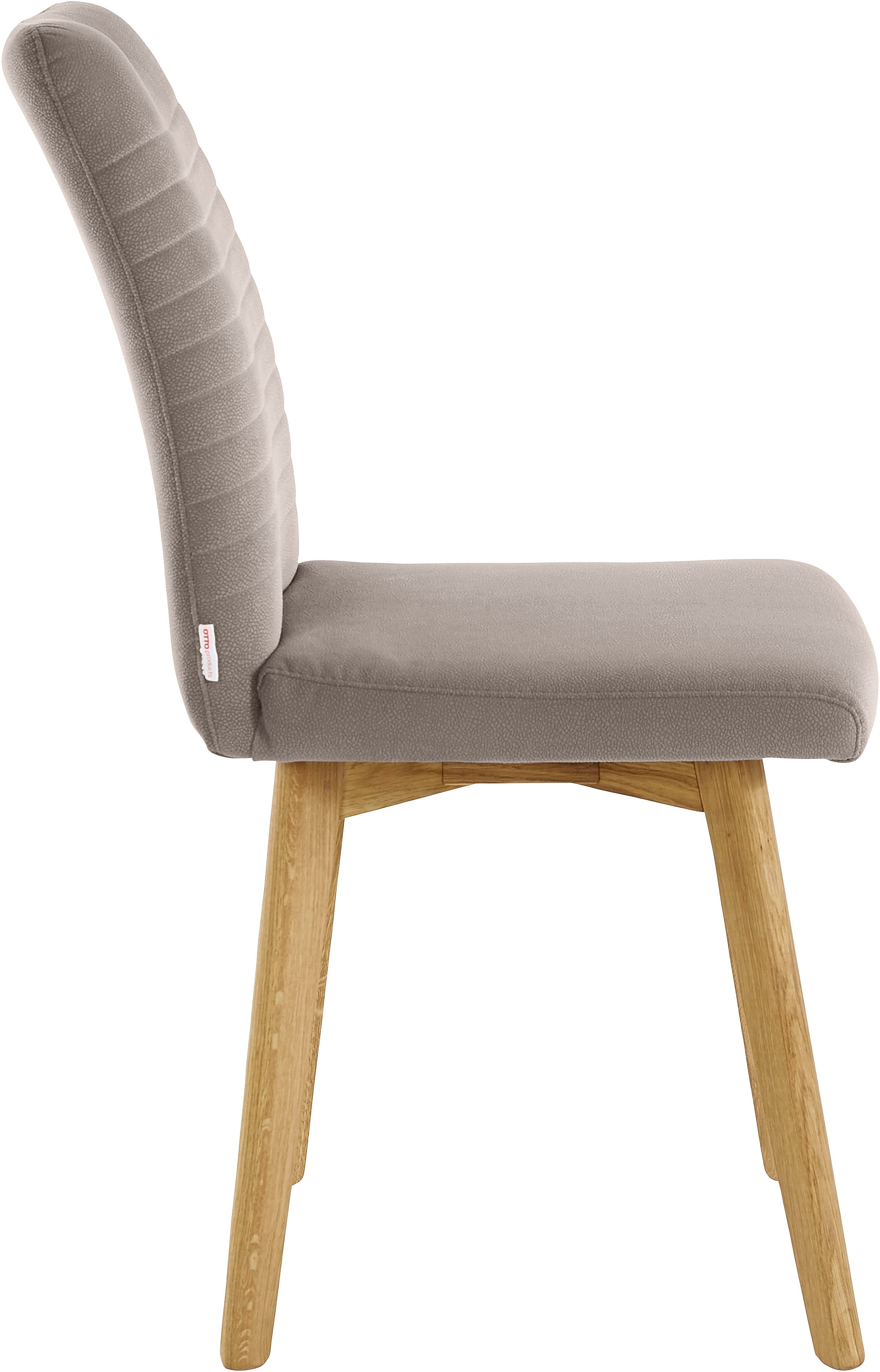 OTTO products Esszimmerstuhl »Alessja«, (Set), 2 St., Microfaser, Bezug aus Microfaser, Gestell aus Eiche Massivholz