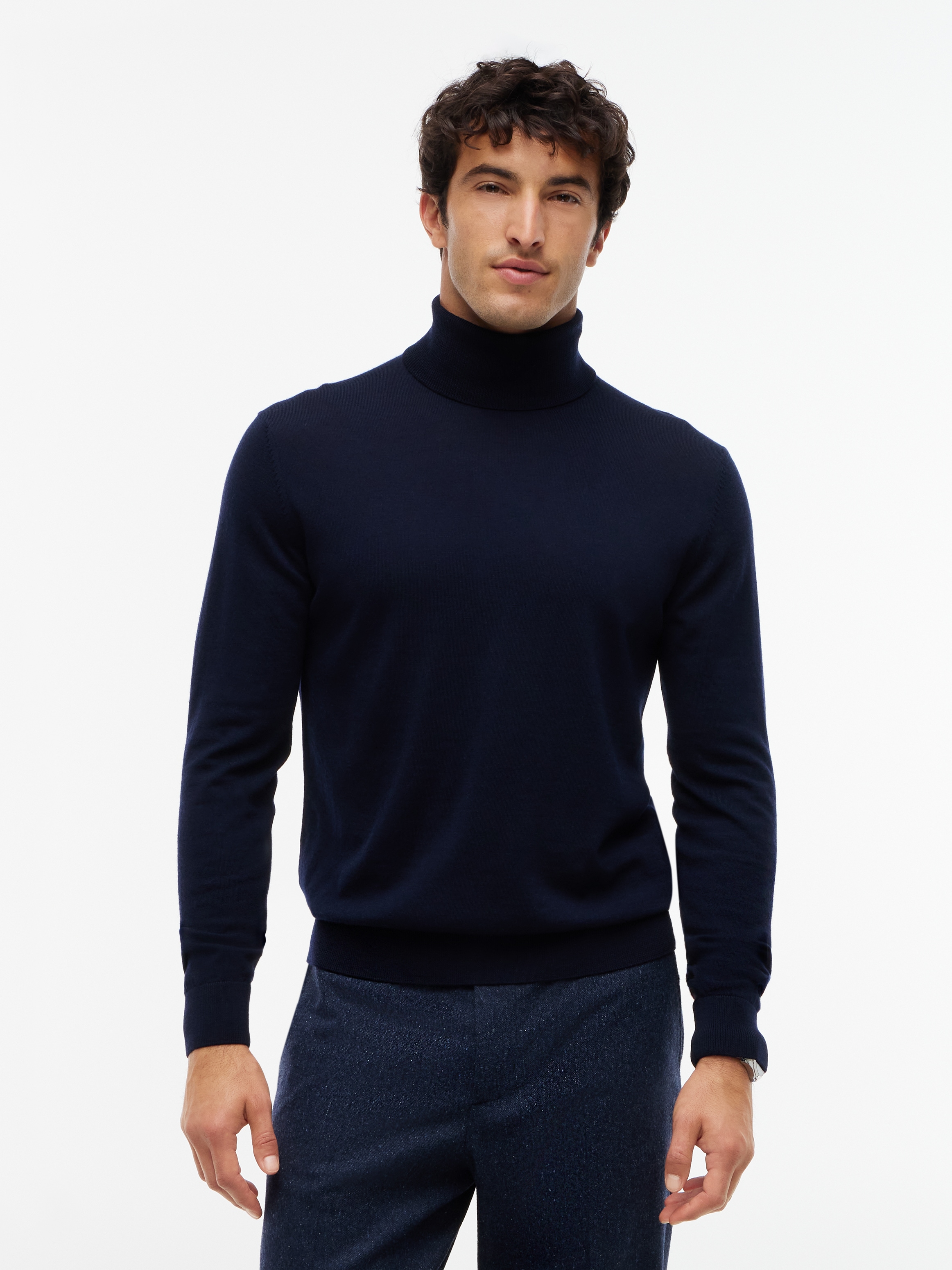 Tommy Hilfiger Rollkragenpullover »NY MERINO ROLL NECK« aus reiner Wolle