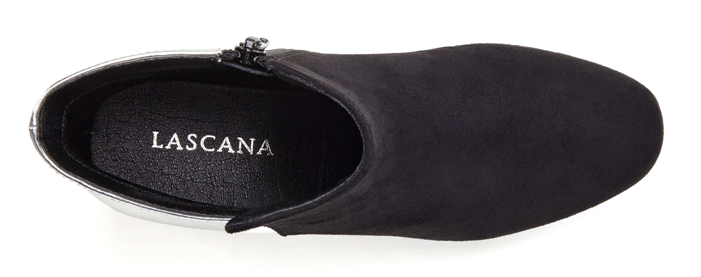 LASCANA Stiefelette, mit komfortablem Blockabsatz, Stiefel, Boots VEGAN