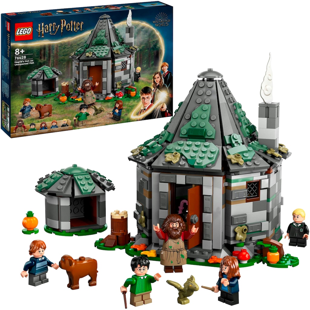 LEGO® Konstruktionsspielsteine »Hagrids Hütte: Ein unerwarteter Besuch (76428), LEGO® Harry Potter™«, (896 St.)