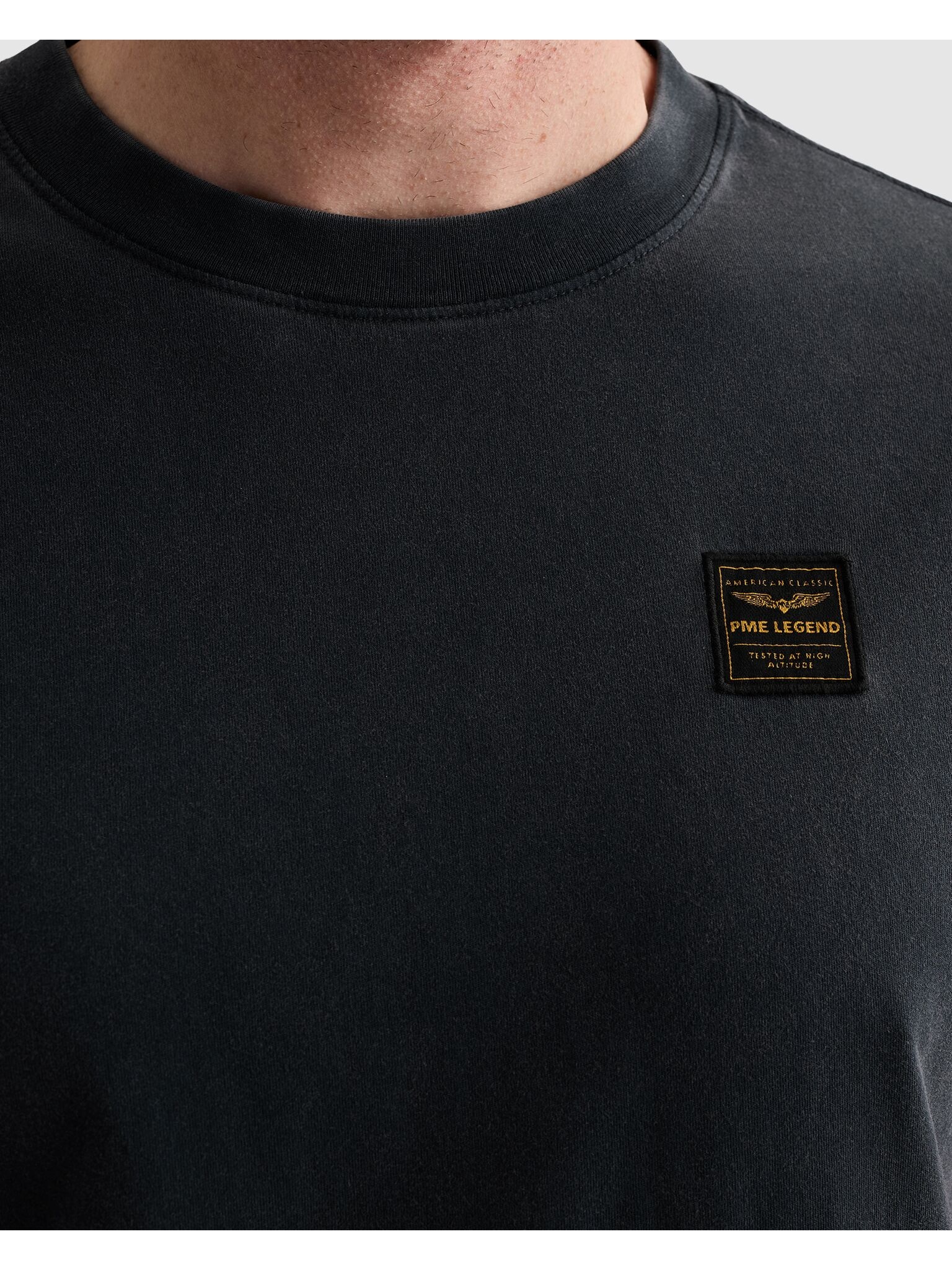 PME LEGEND T-Shirt Washed garment dye- gefärbt