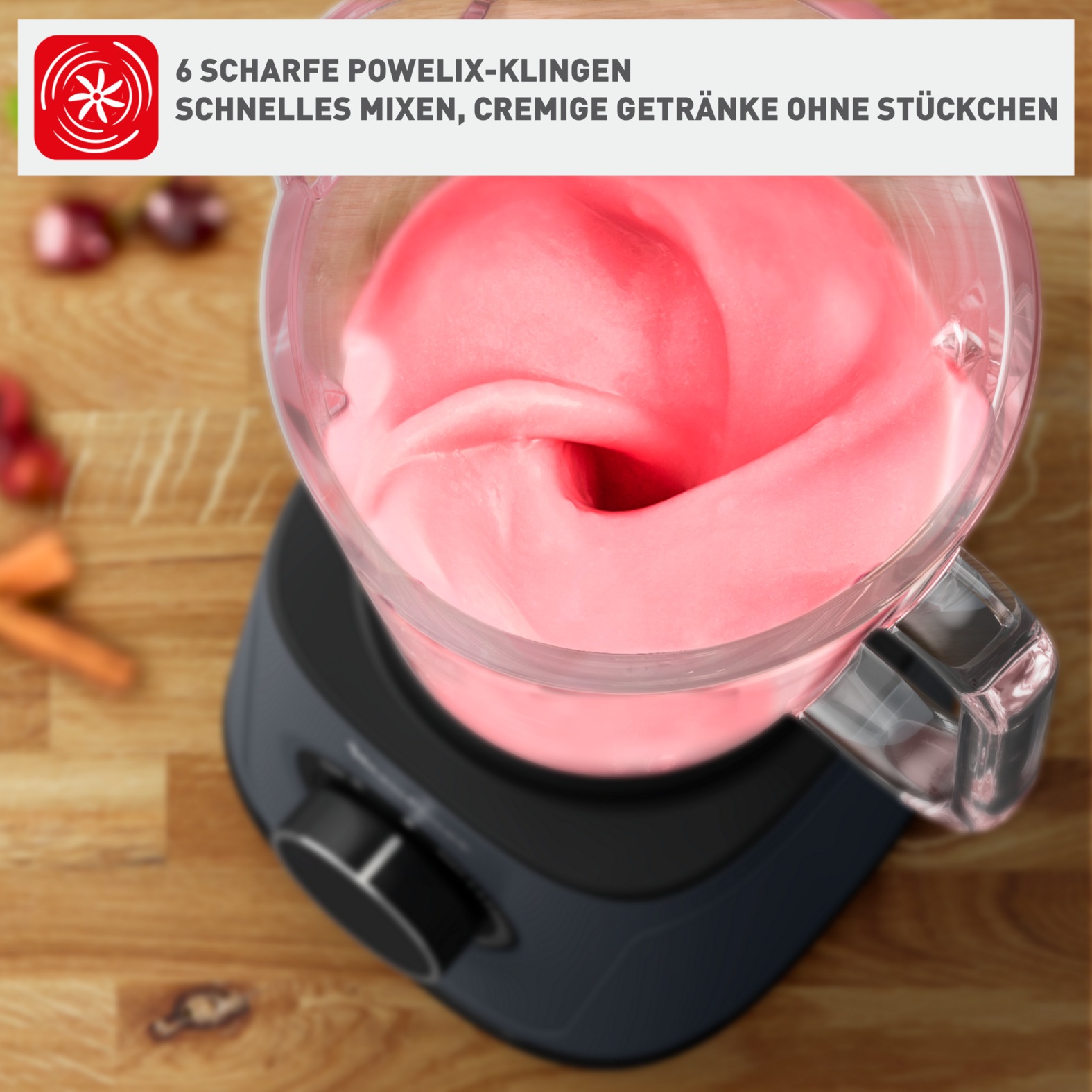 Tefal Standmixer »BL771B PerfectMix Essential«, 1200 W, 2 L Fassungsvermögen, Powelix-Klingen-Technologie