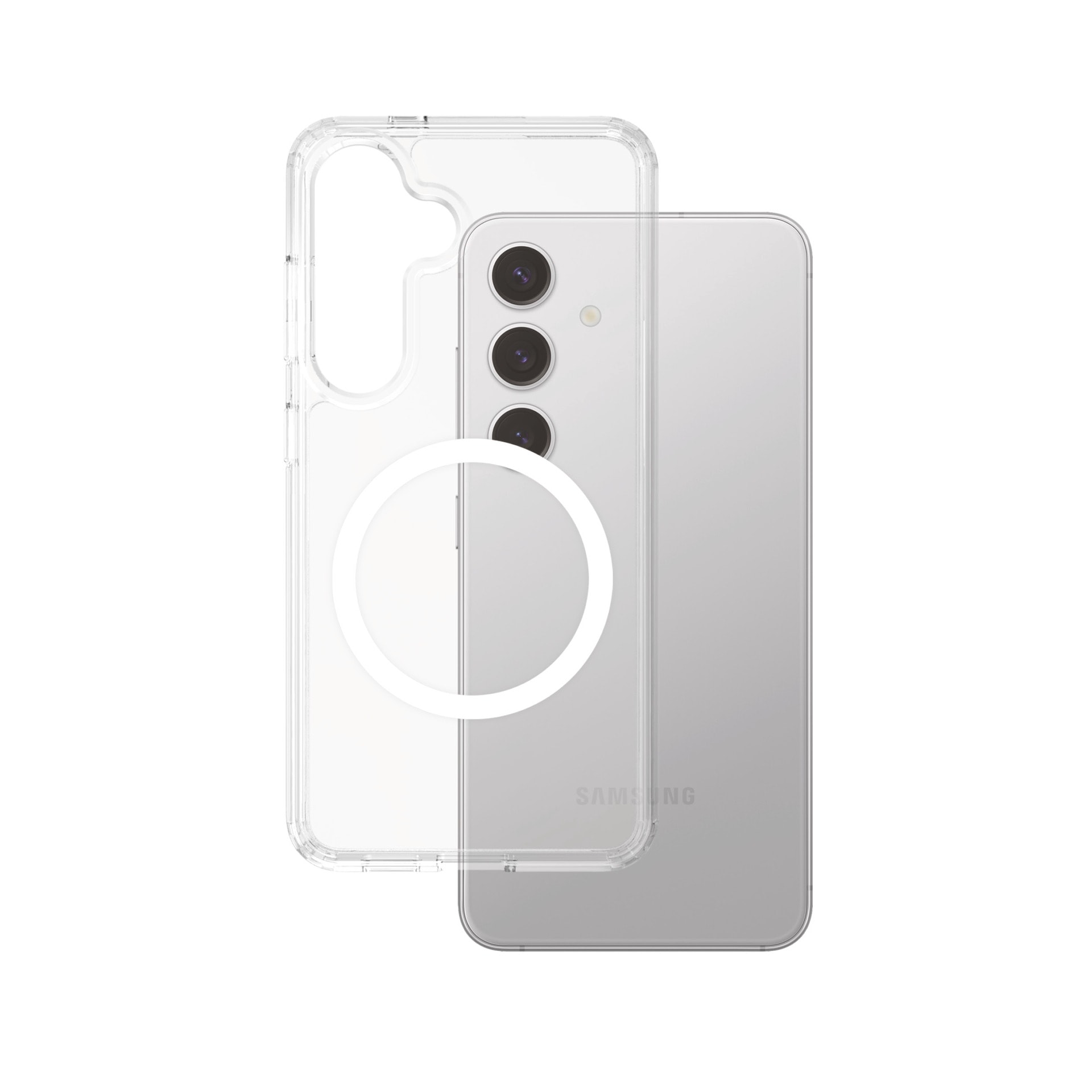 CARE by PanzerGlass Handyhülle »Magnetic QI Compatible Urban Combat Case für Samsung Galaxy S25«, Backcover, Schutzhülle, Handyschutzhülle, Case, Schutzcase, stoßfest