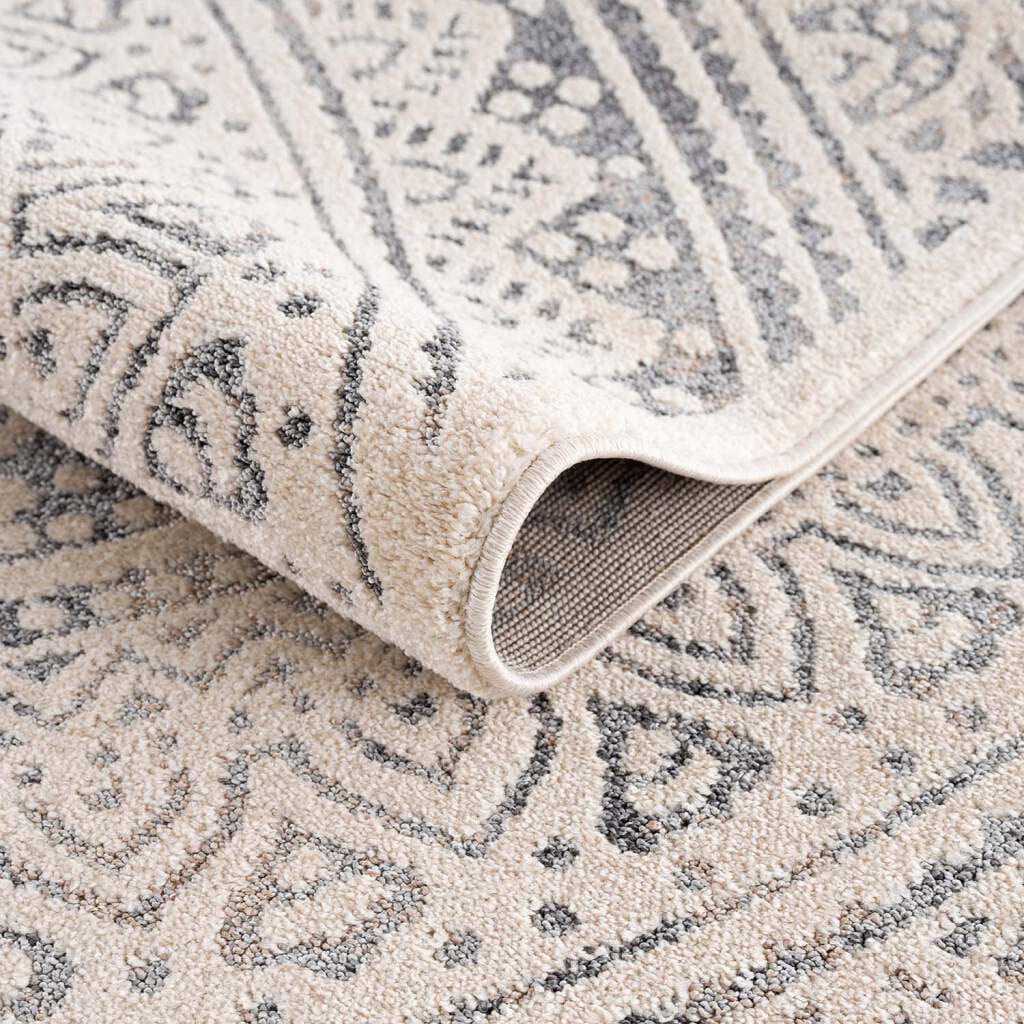 Carpet City Teppich »Art 1652«, rechteckig, 7 mm Höhe, Kurzflor, Ornamenten-Muster, Boho & Mandala Stil, auch als Läufer