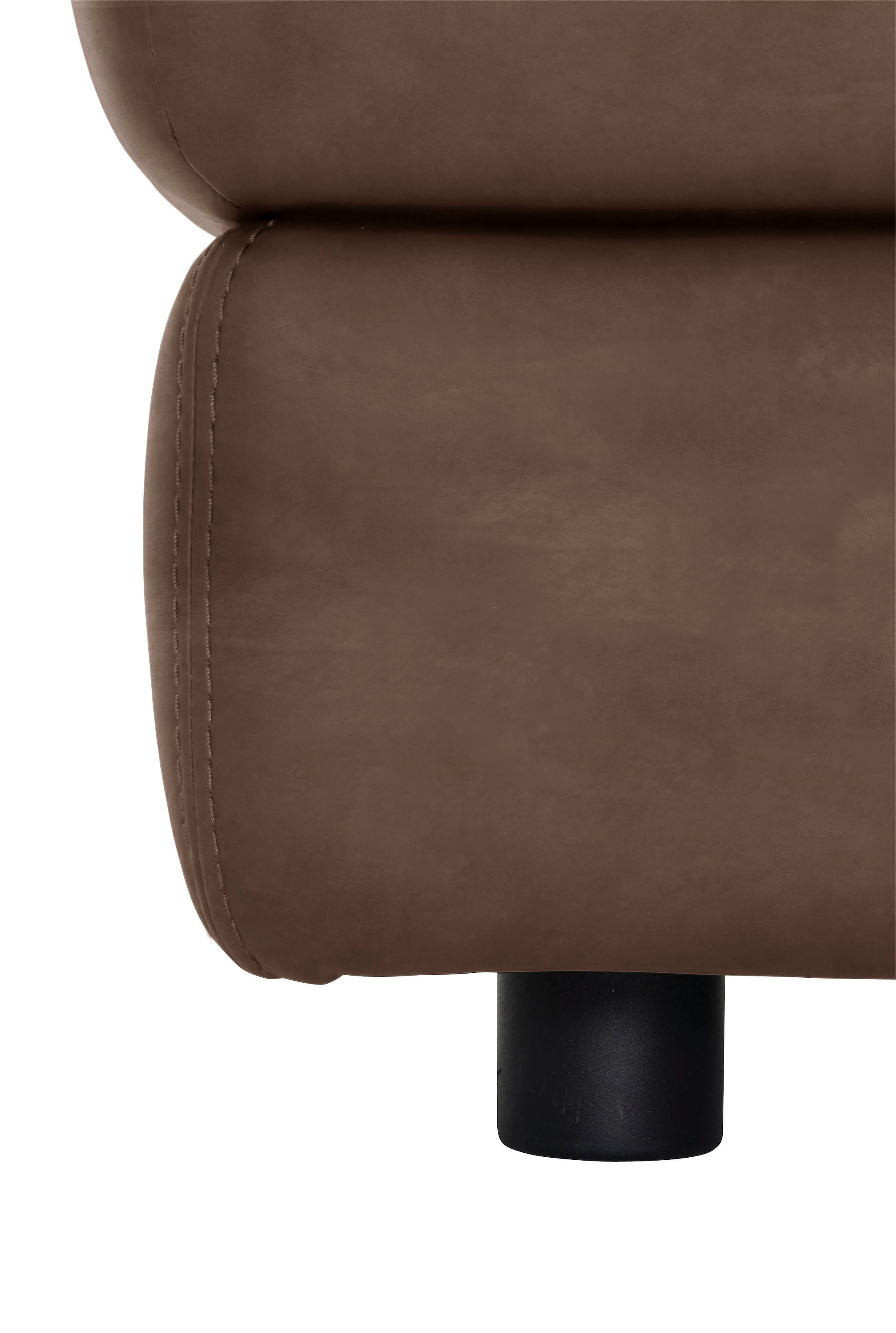 CALIA ITALIA Hocker »Gaia, in edlem Design und mit erstklassigem Sitzkomfort«, aus pflegeleichtem Luxus-Microfaser Ginevra Hydro Care
