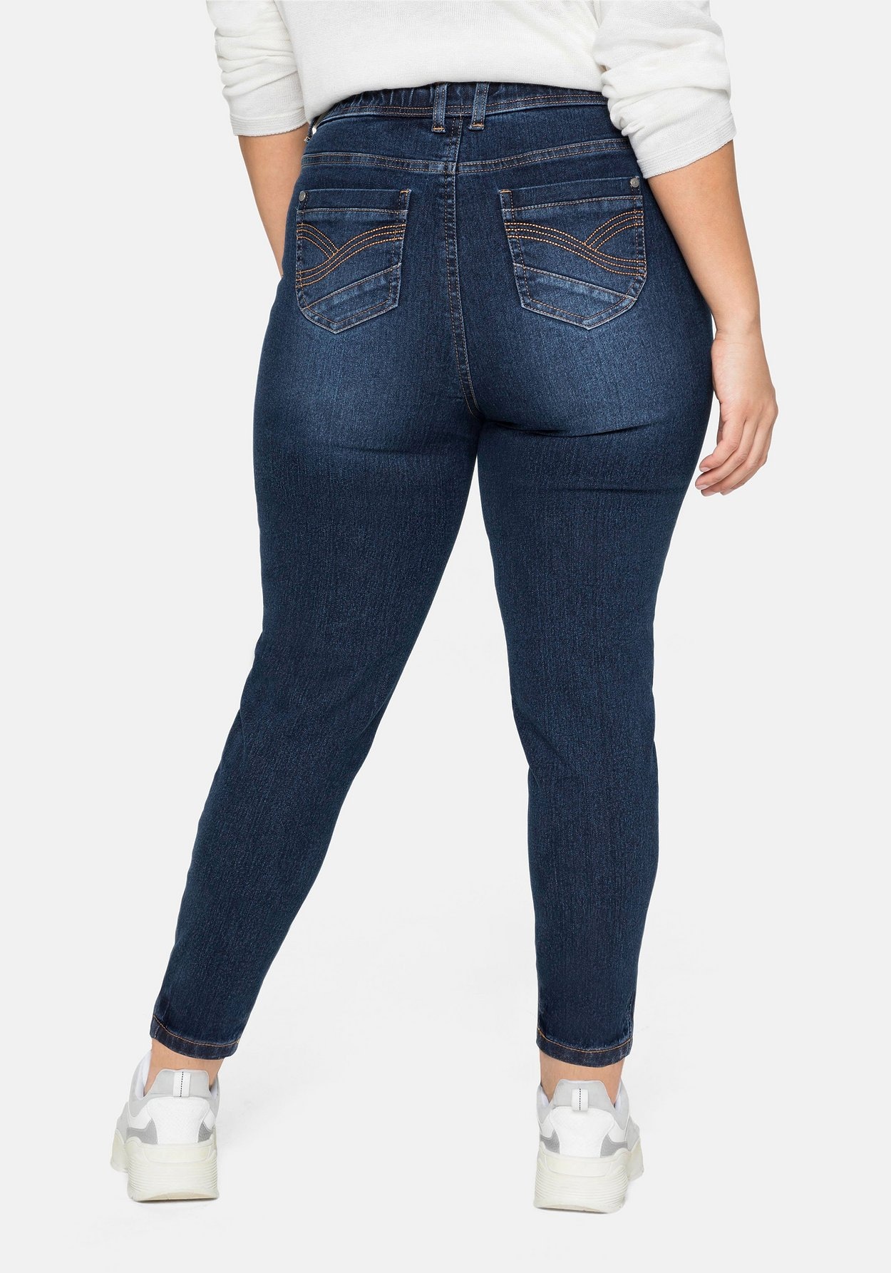 Sheego Stretch-Jeans »Jeggings mit Gummibund und Gürtelschlaufen«