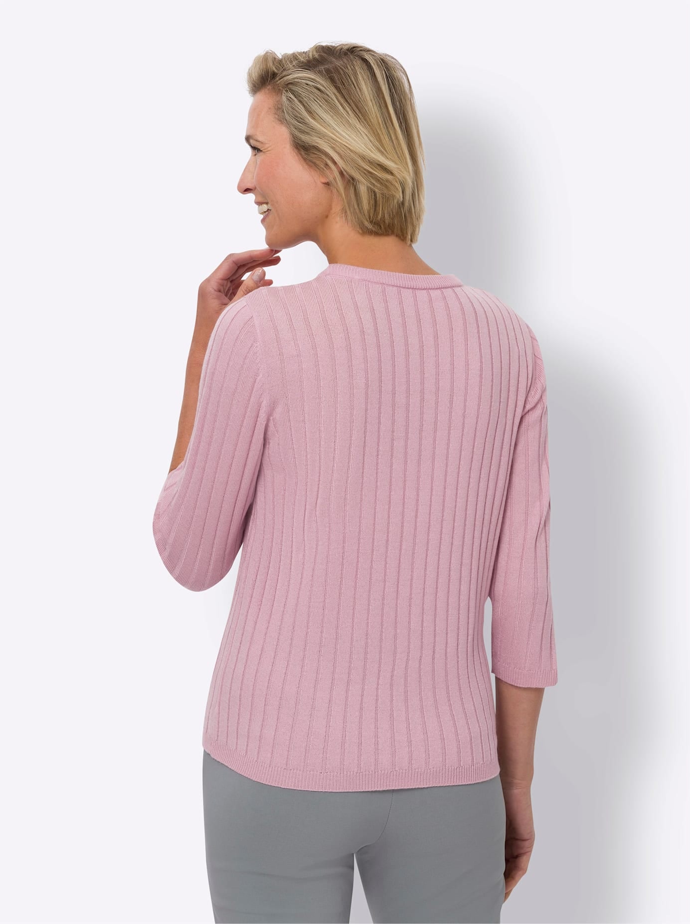 Classic Basics 3/4 Arm-Pullover »Rundhals-Pullover«
