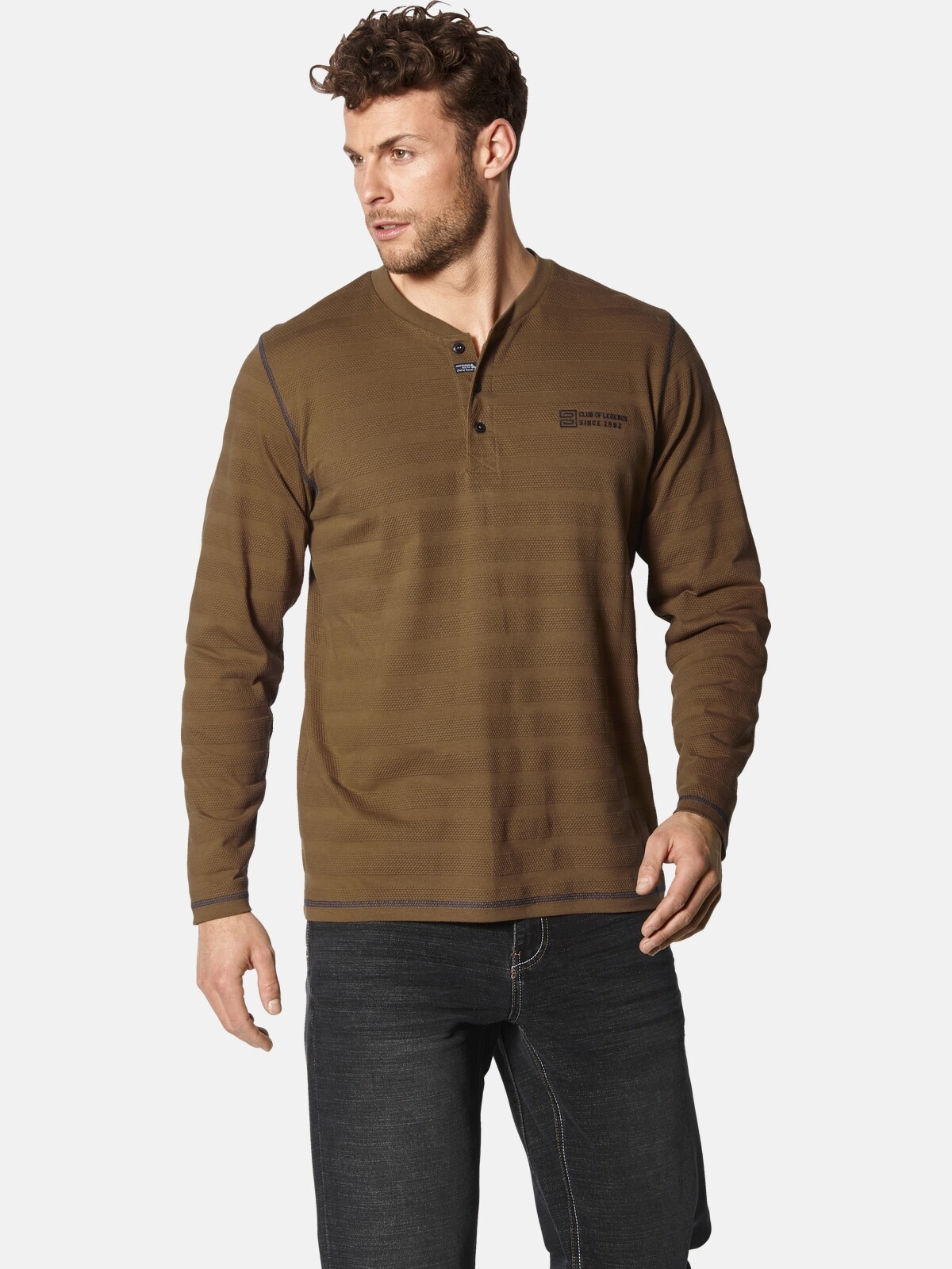 Babista Langarmshirt »Langarmshirt LUIMONO«, im dezenten Jacquardmuster