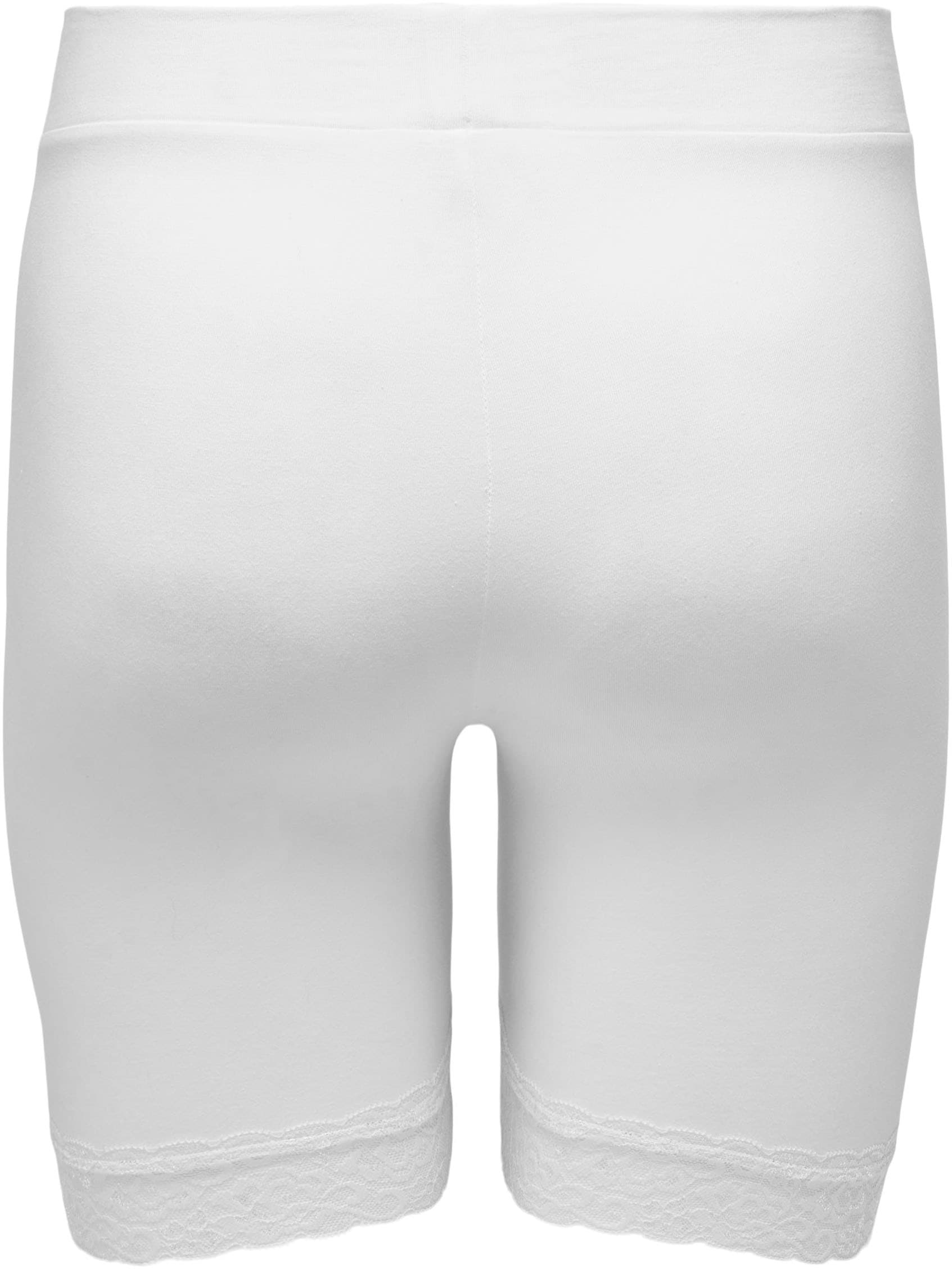 ONLY CARMAKOMA Radlerhose »CARTIME LIFE SHORTS LIFE WITH LACE NOOS« bei ♕