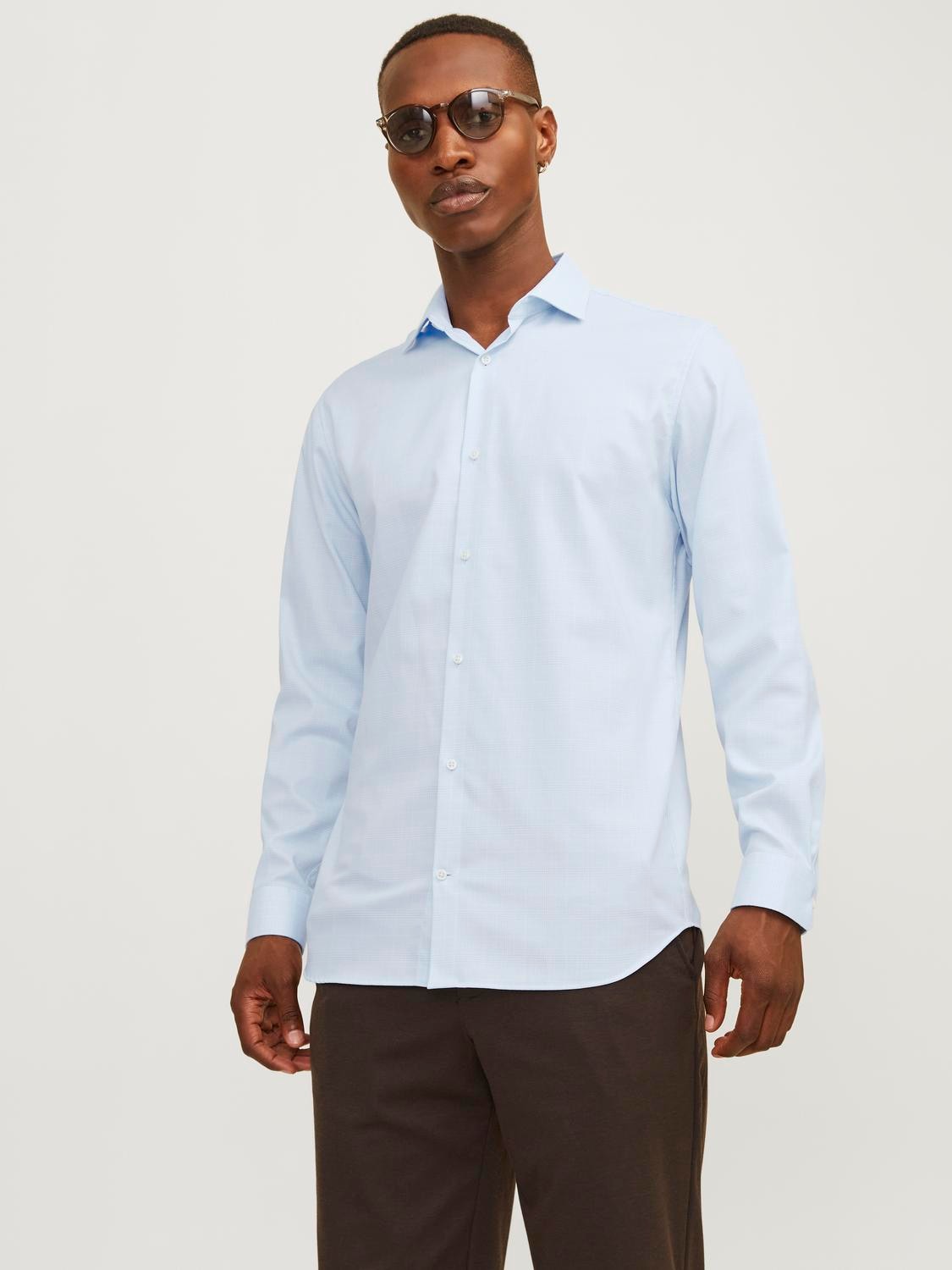 Jack & Jones Langarmhemd »JPRBLAPARKER CHECK L/S SHIRT SN«