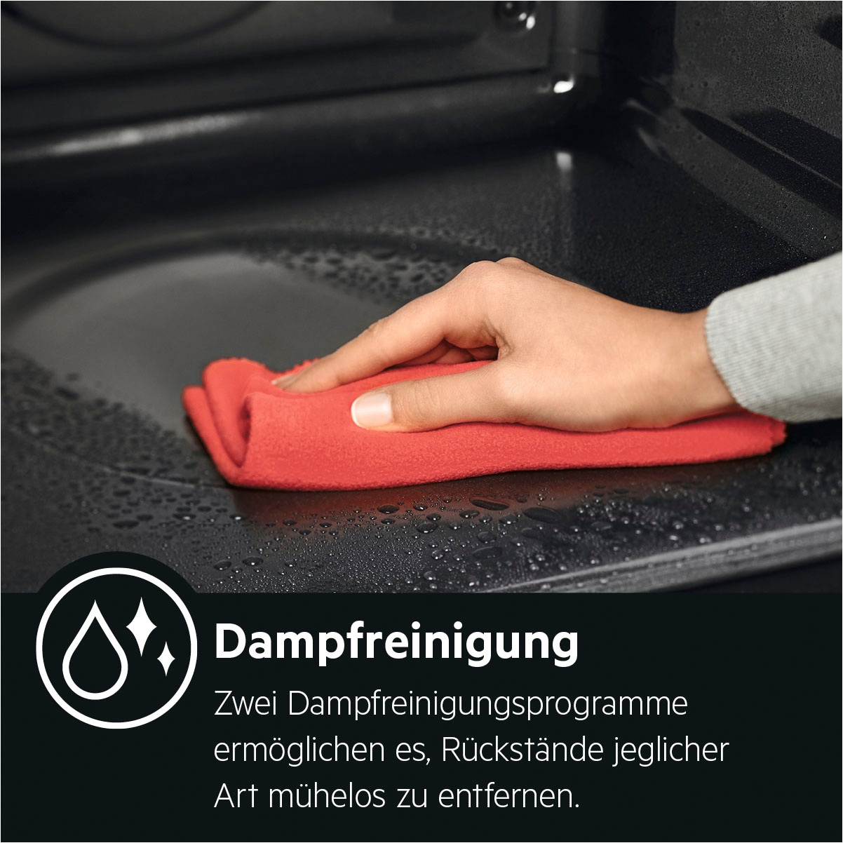 AEG Einbaubackofen 9000 »BSE79228BM«, mit Vollauszug, Steam Clean