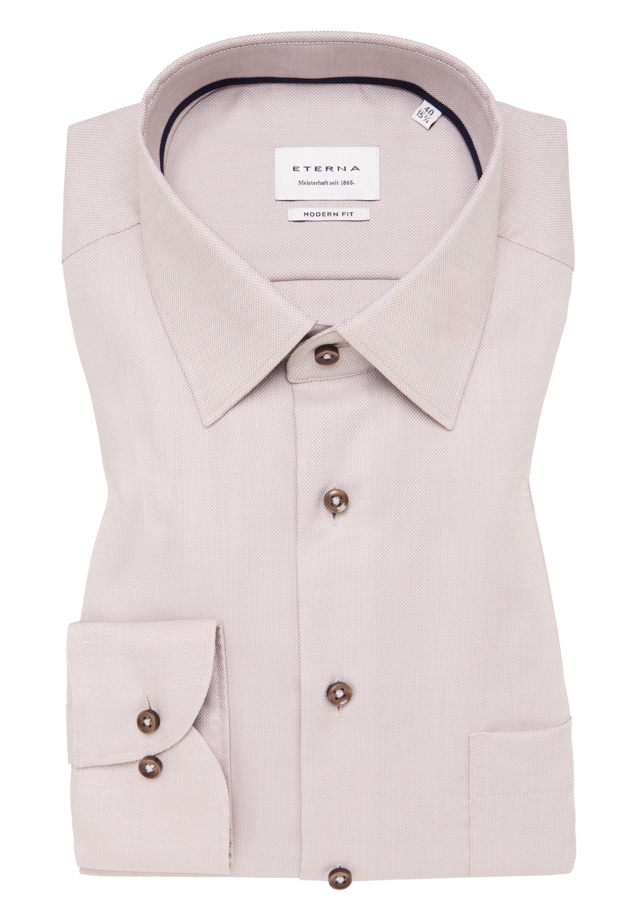 Eterna Langarmhemd »MODERN FIT« NON IRON (bügelfrei)