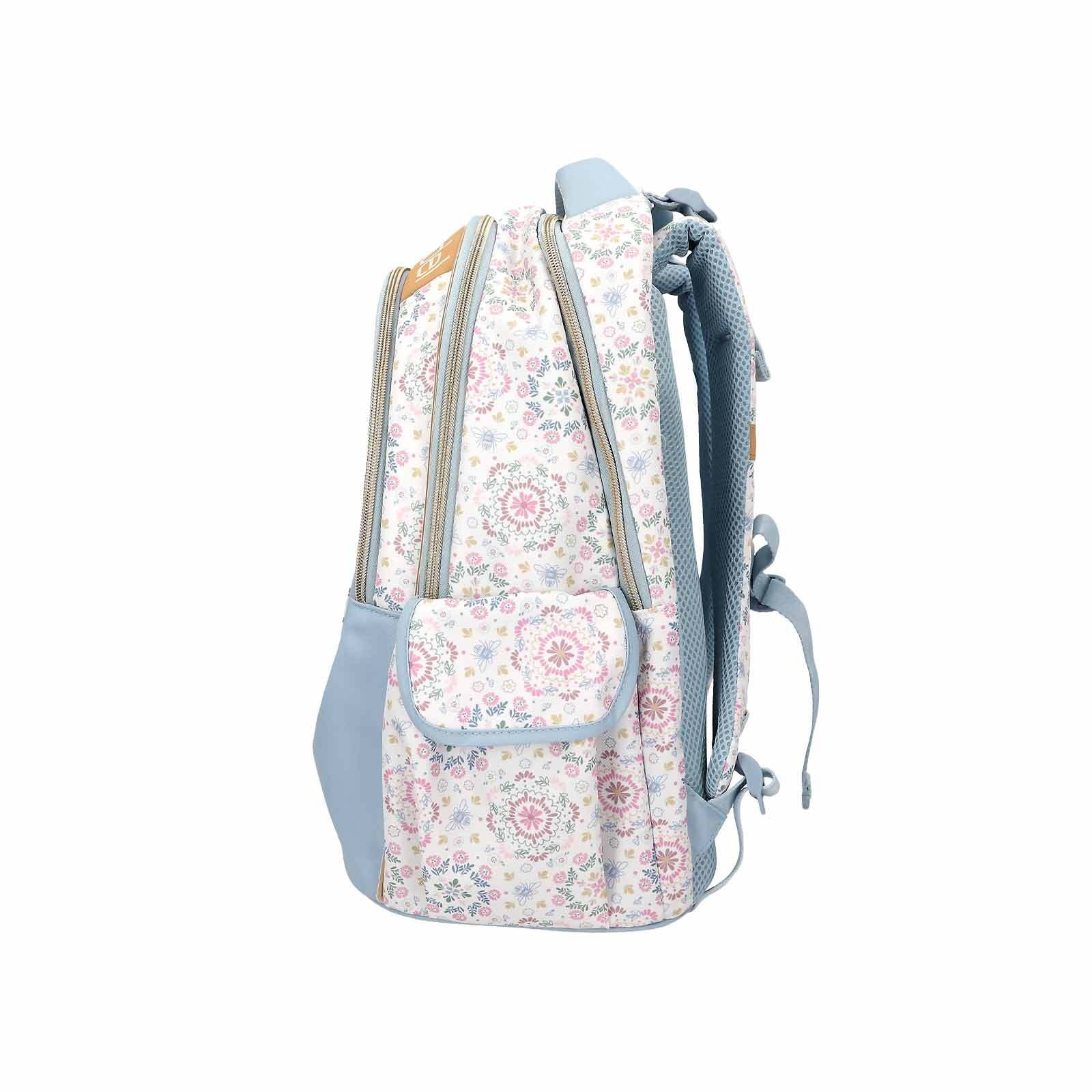 Depesche Rucksack »Schulrucksack FESTIVAL FUN TOPModel 25 x 34 x 43 cm hellblau«