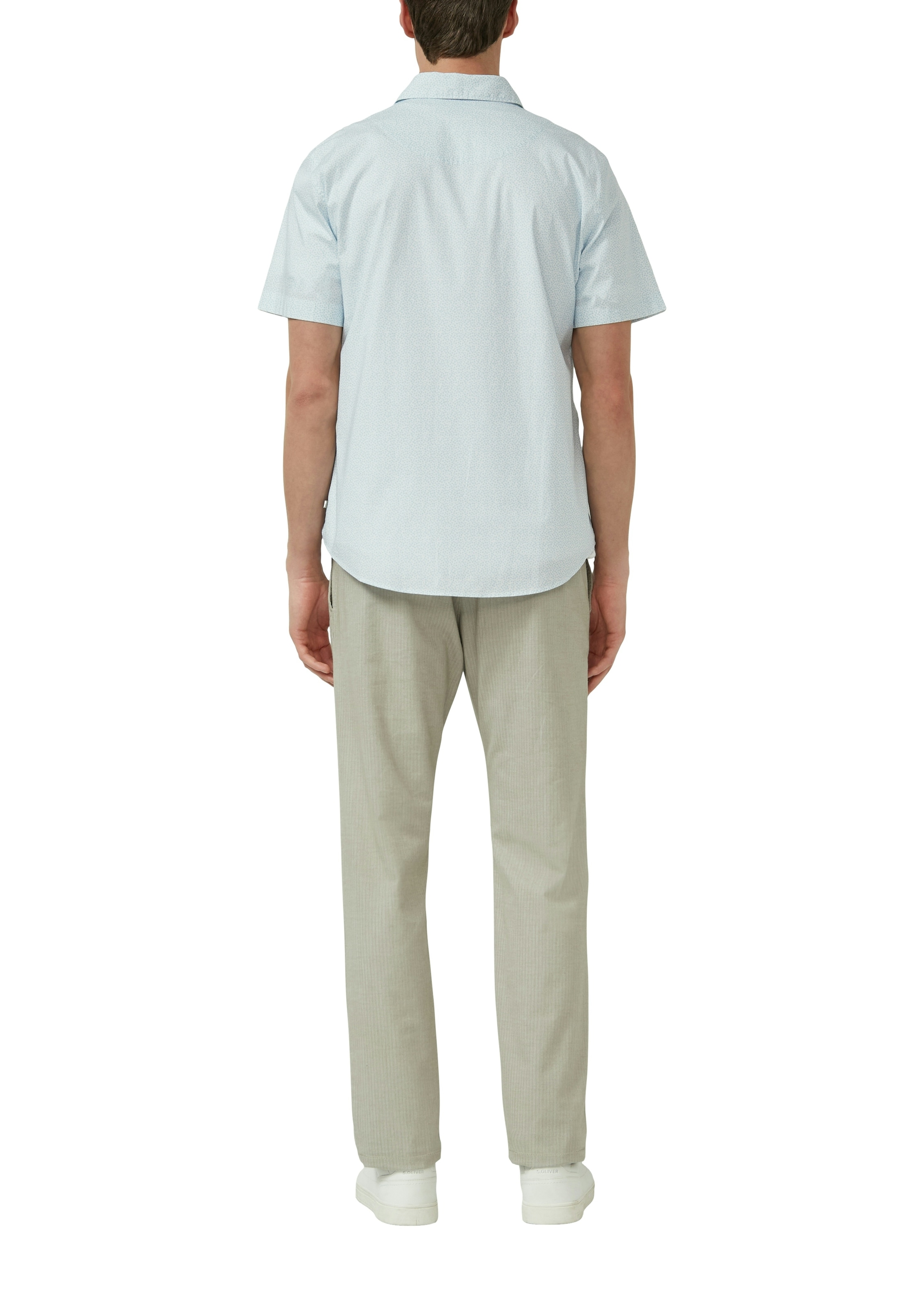 s.Oliver Kurzarmhemd mit Minimal-Muster