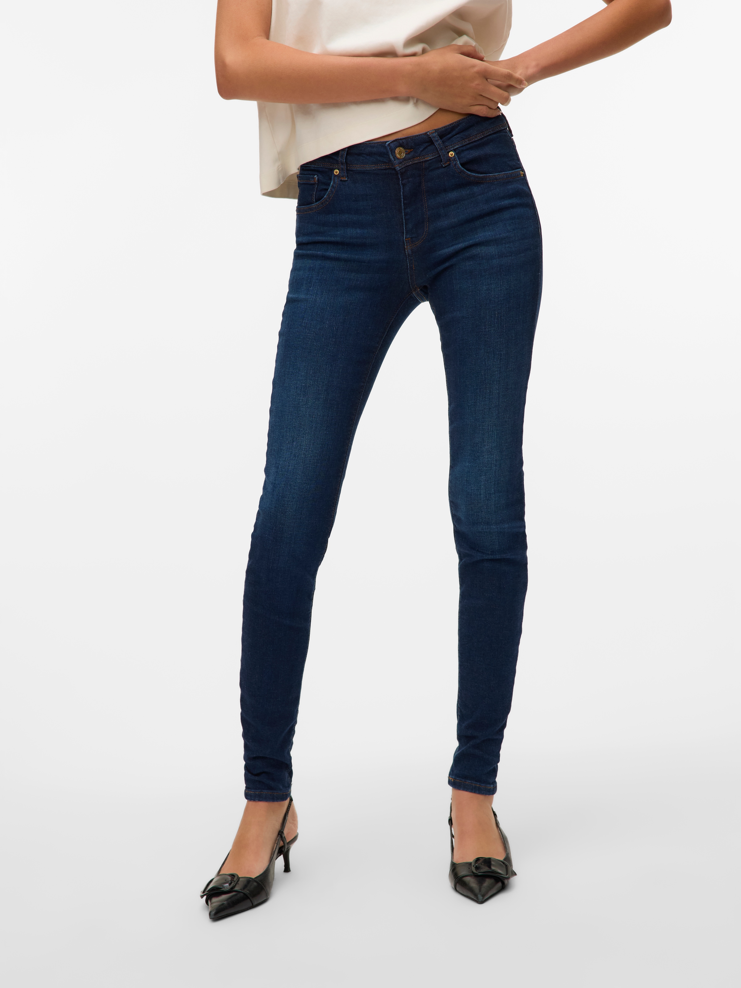 Vero Moda Skinny-fit-Jeans »VMLUX MR SLIM JEANS«