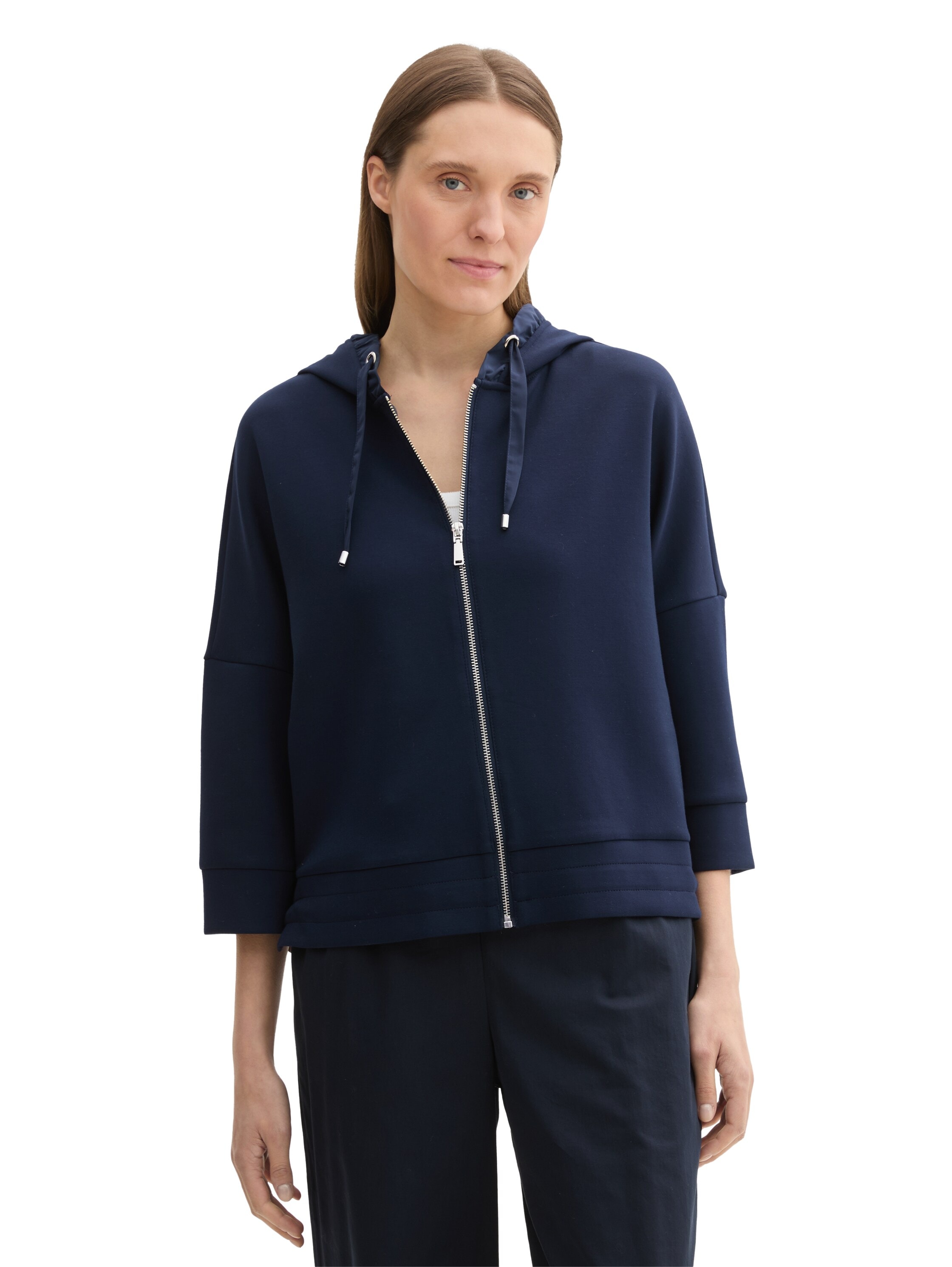 TOM TAILOR Sweatjacke, mit Kapuze