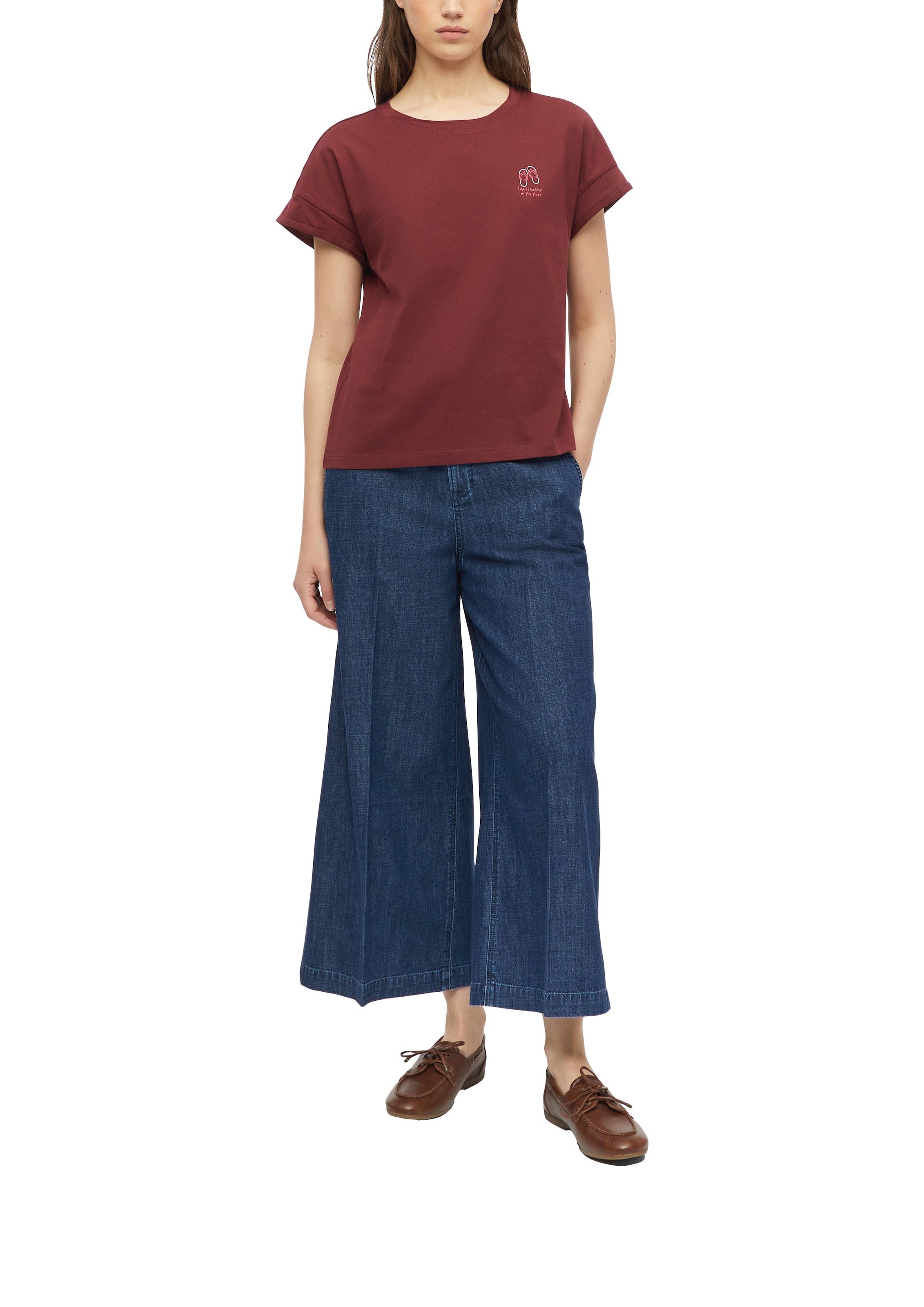 s.Oliver Kurzarmshirt Sommershirt mit Print