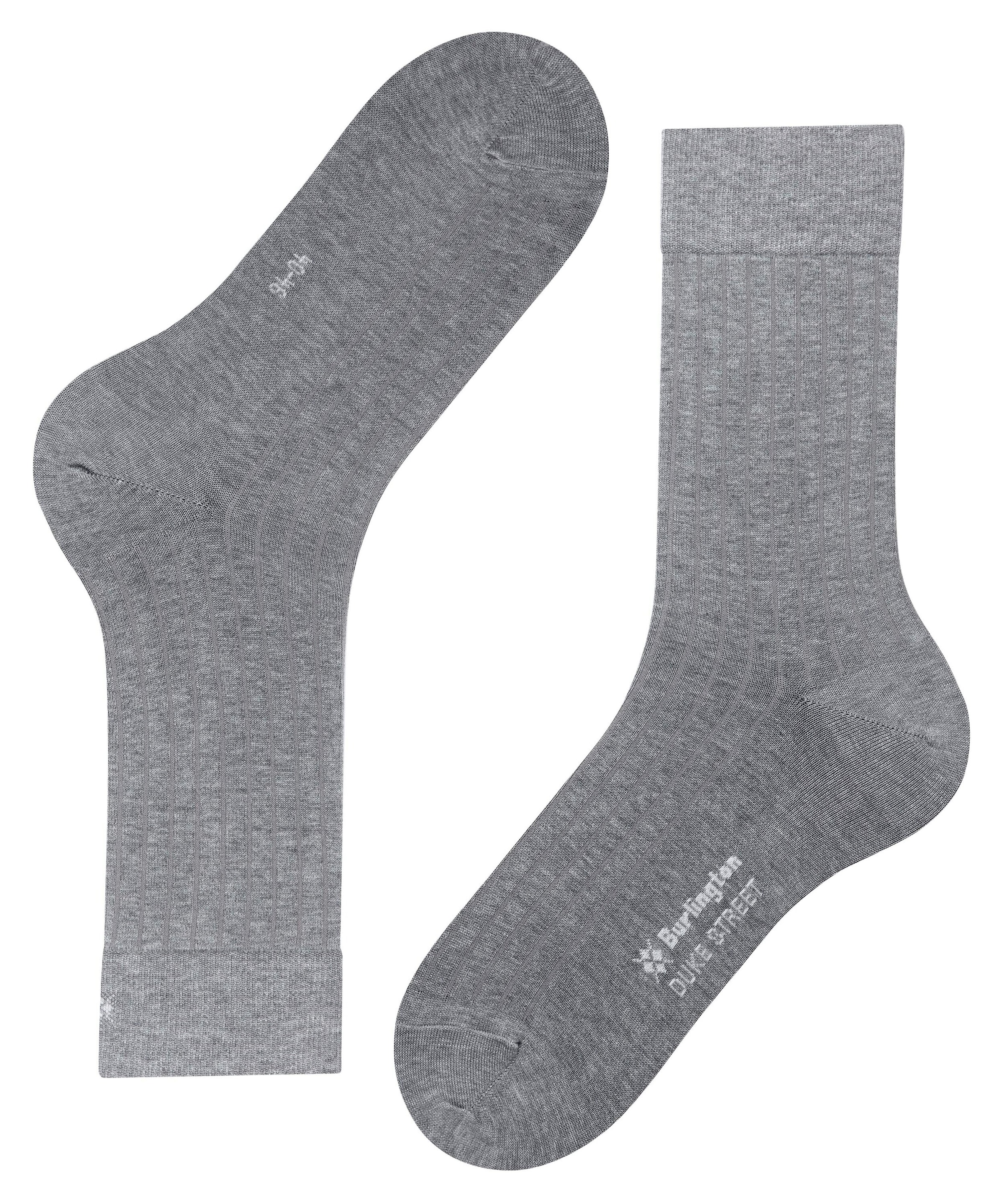 Burlington Socken »Duke Street« Einheitsgröße 40-46, Rippenstruktur, Cotton-Mix