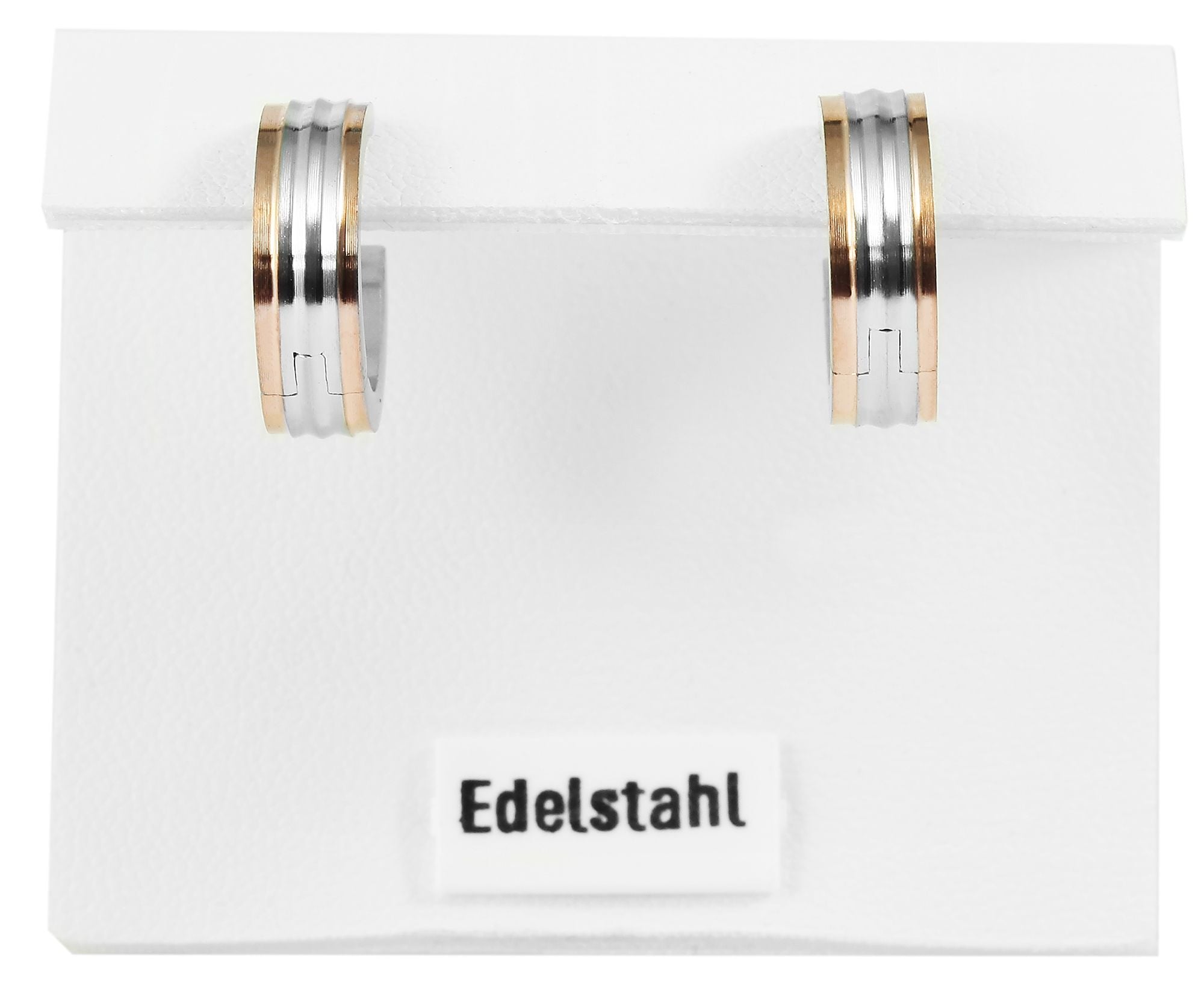 Adelia´s Paar Creolen »Damen Ohrringe ¿ Klappcreole aus Edelstahl«