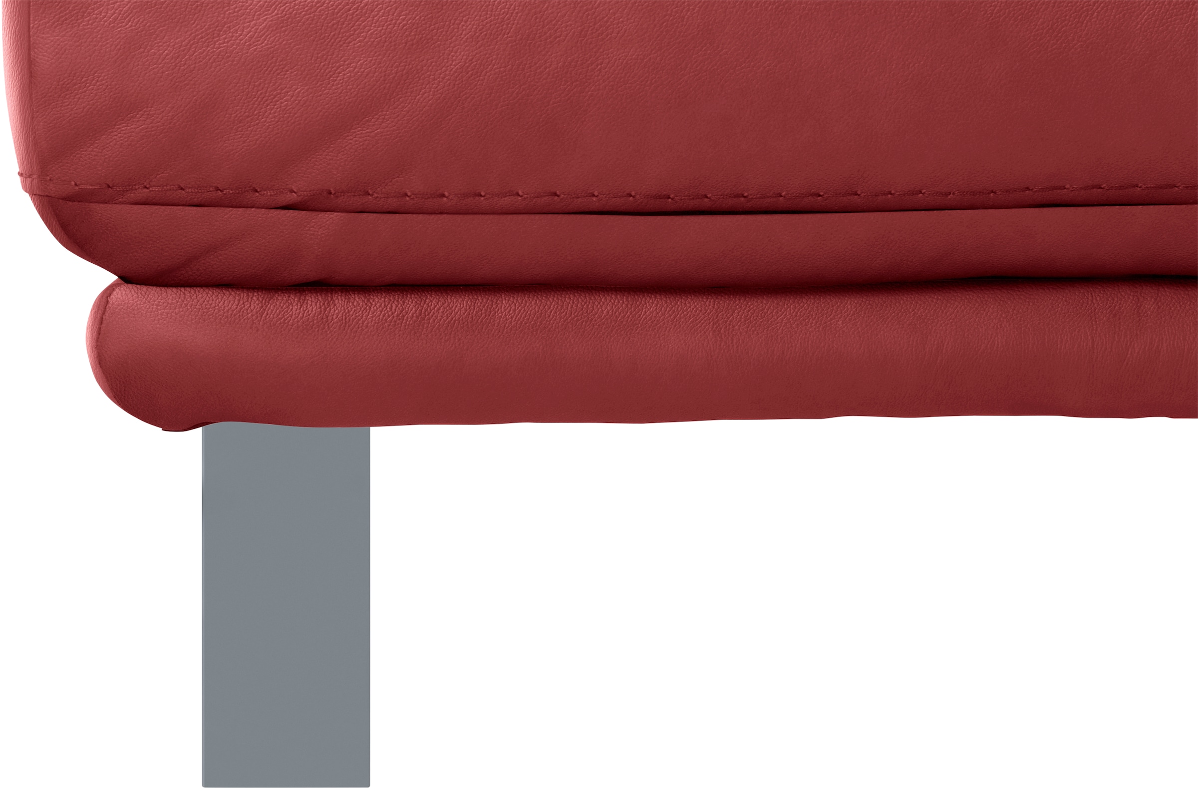 W.SCHILLIG Hocker »montanaa« mit Metallkufen in Silber matt, Breite 141 cm