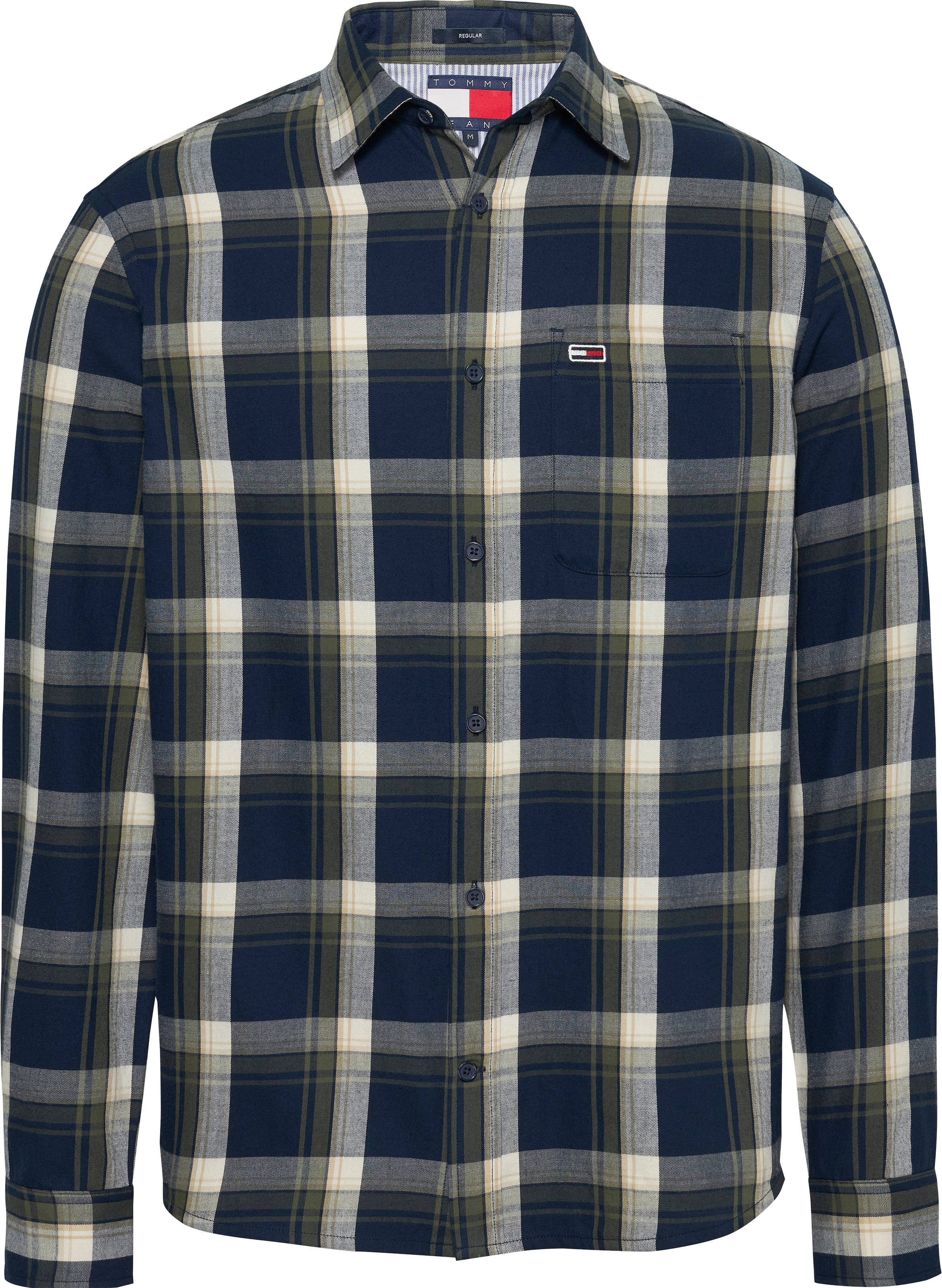 Tommy Jeans Karohemd »TJM REG CHECK FLANNEL SHIRT EXT«, mit Karomuster