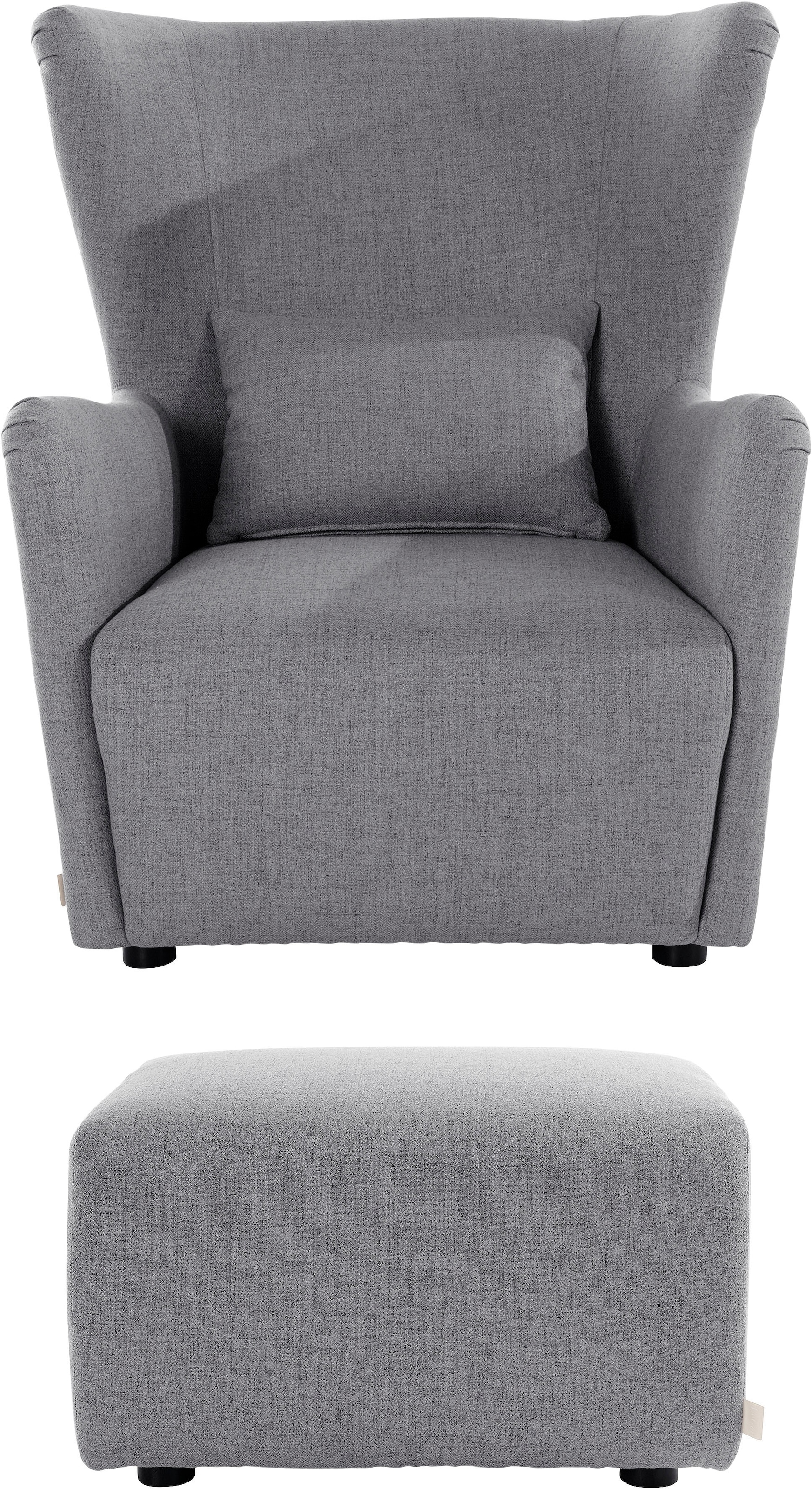 LeGer Home by Lena Gercke Ohrensessel »Levke Sessel«, wahlweise mit oder ohne Hocker
