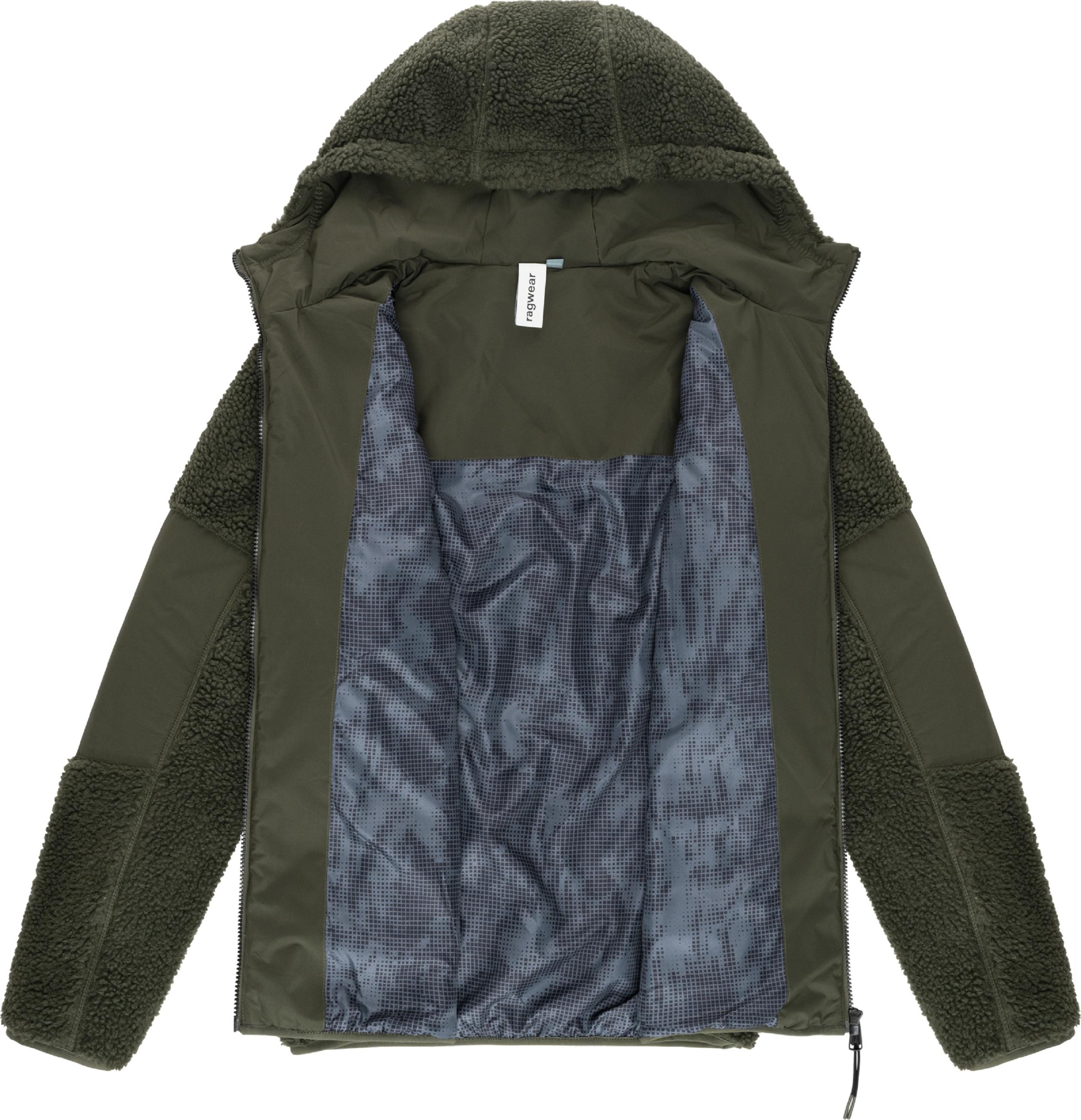 Ragwear Kapuzensweatjacke »Plüschjacke Chille«