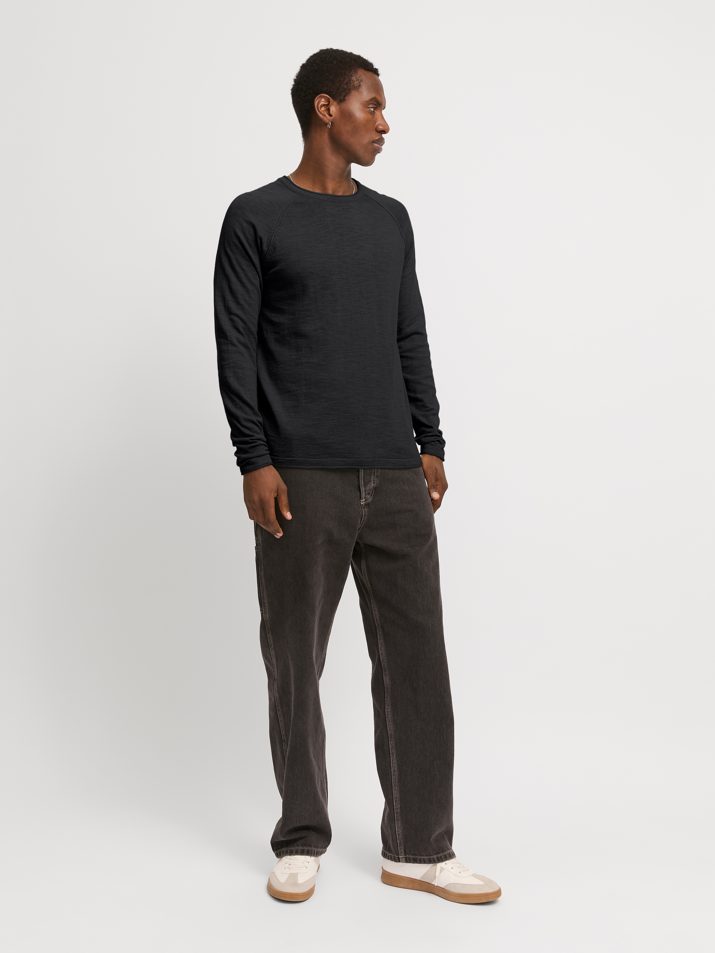 Jack & Jones Rundhalspullover »JJEBREEZE KNIT CREW NECK SN«, mit Rundhalsausschnitt