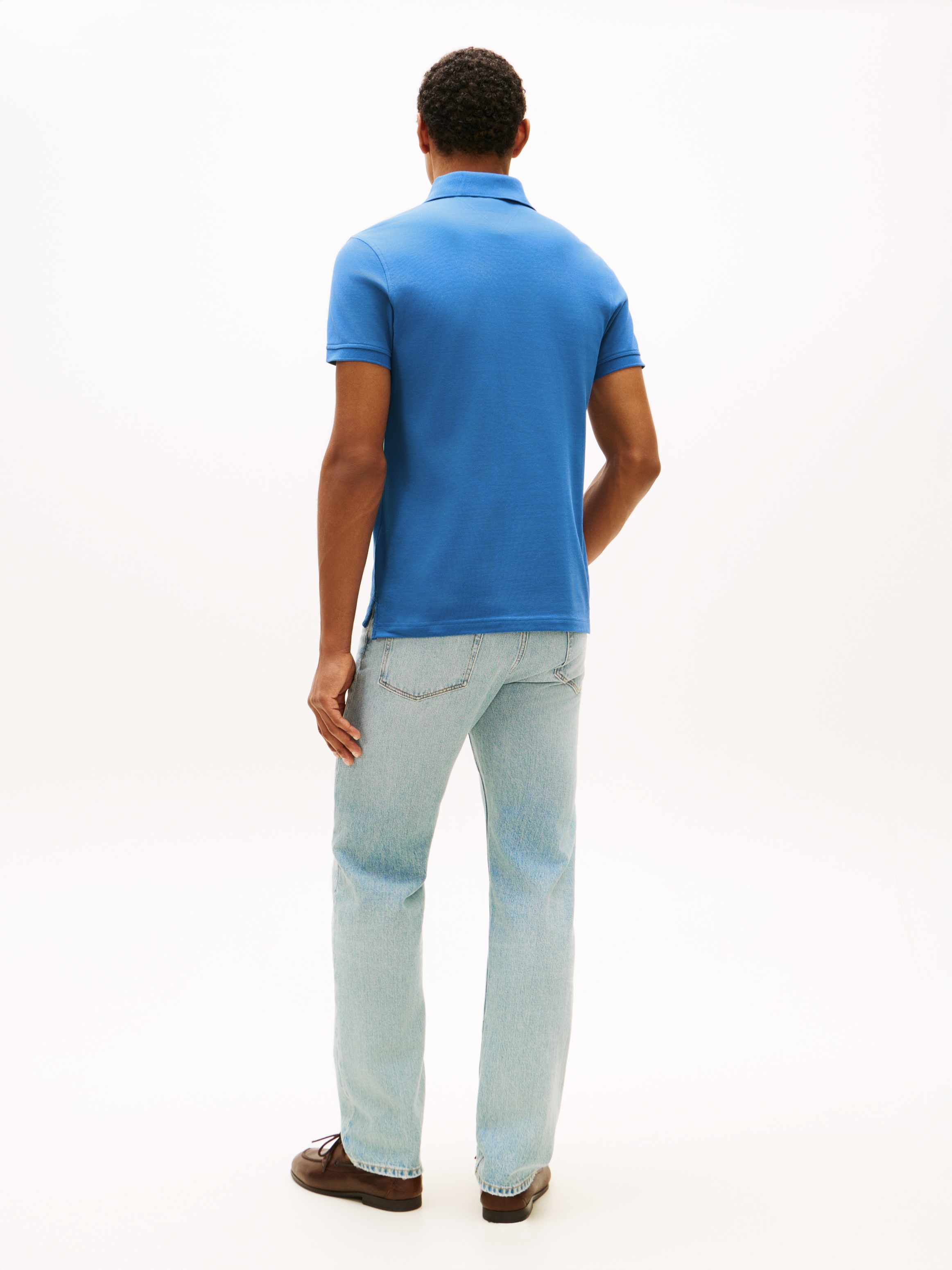 Tommy Hilfiger Poloshirt »1985 SLIM POLO« Markenstickerei, aus Baumwoll-Piqué