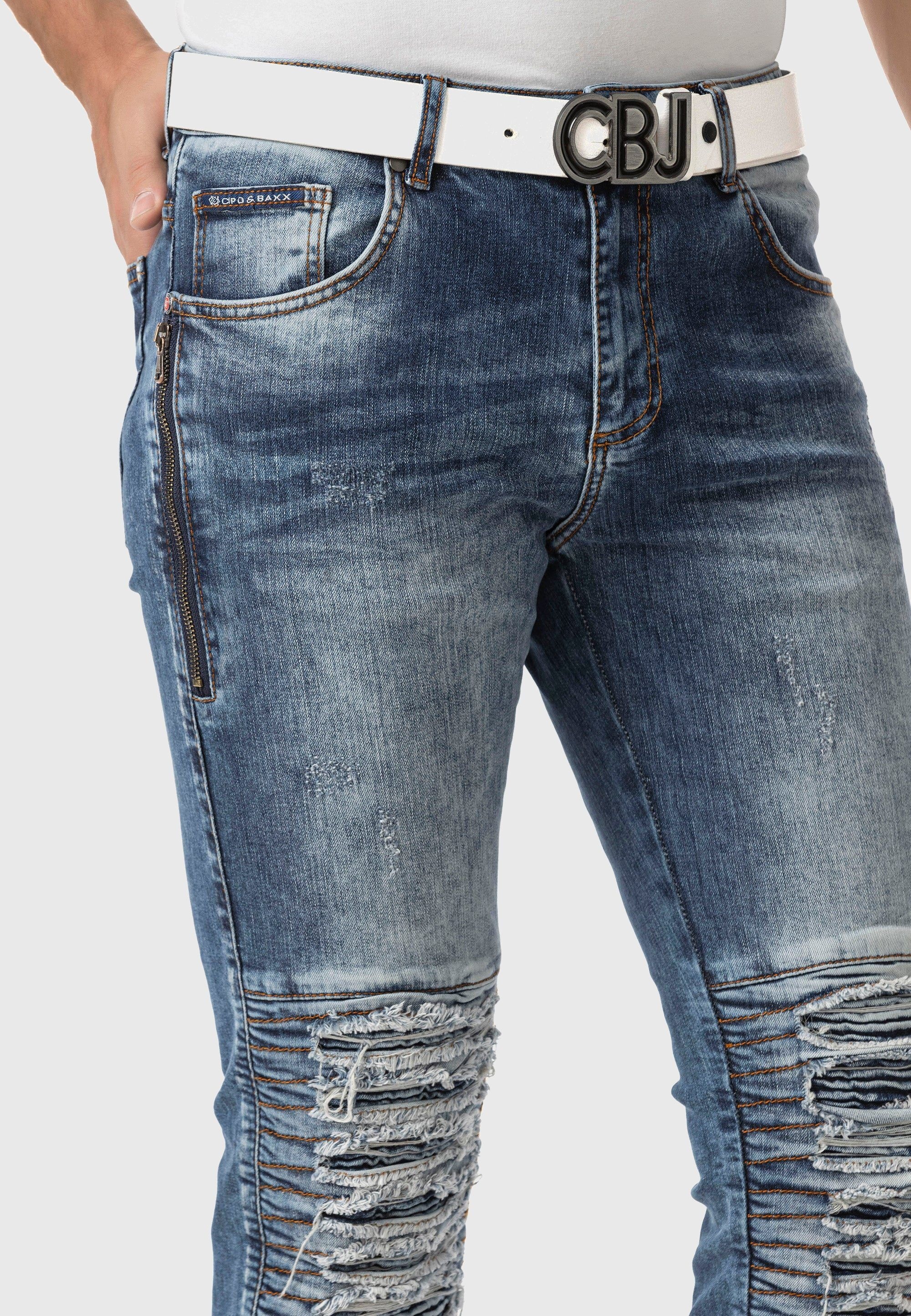 Cipo & Baxx 5-Pocket-Jeans »Cipo & Baxx Jeans« im Used-Look