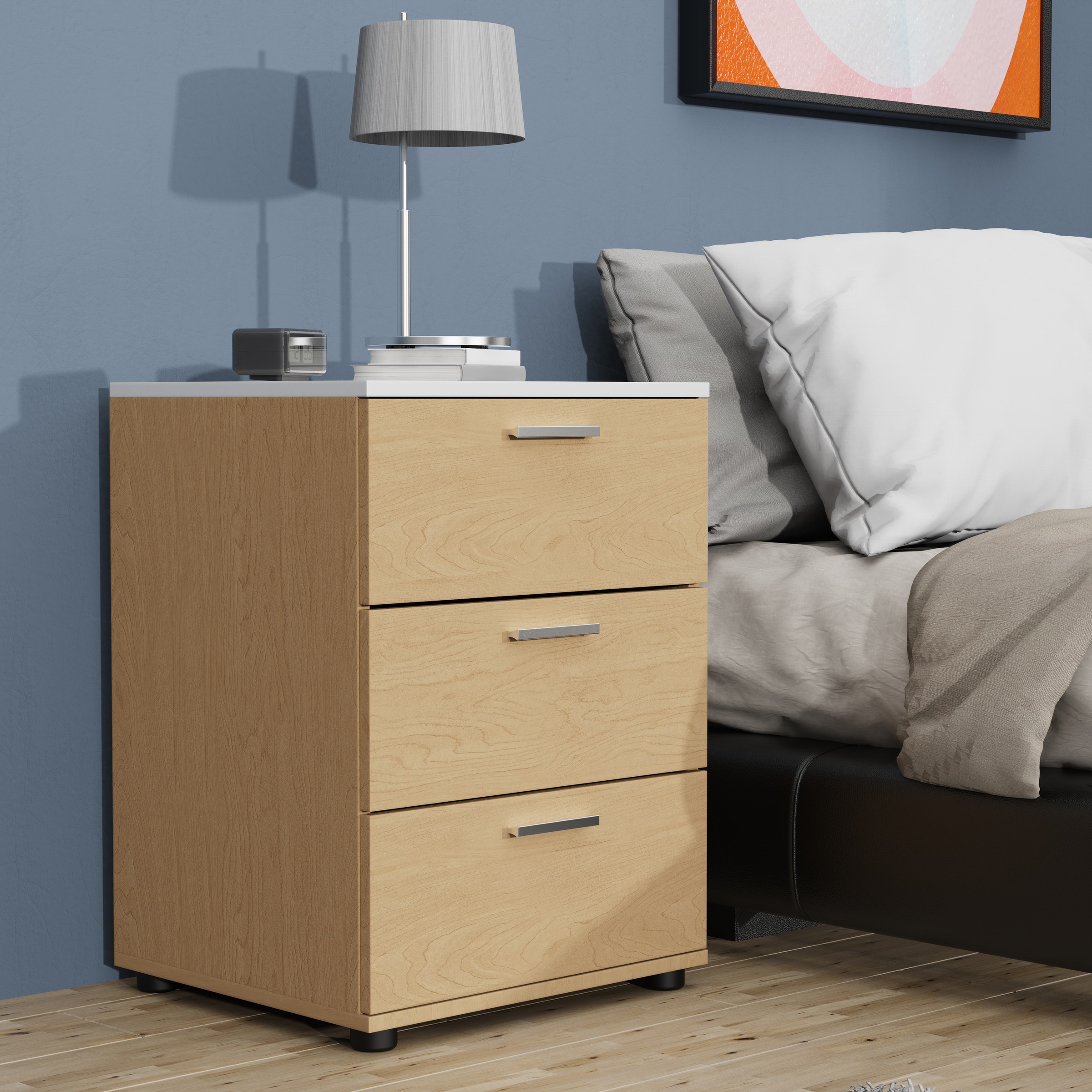 VCM Nachttisch »Holz Nachtschrank Nachttisch Schublade Testalo«